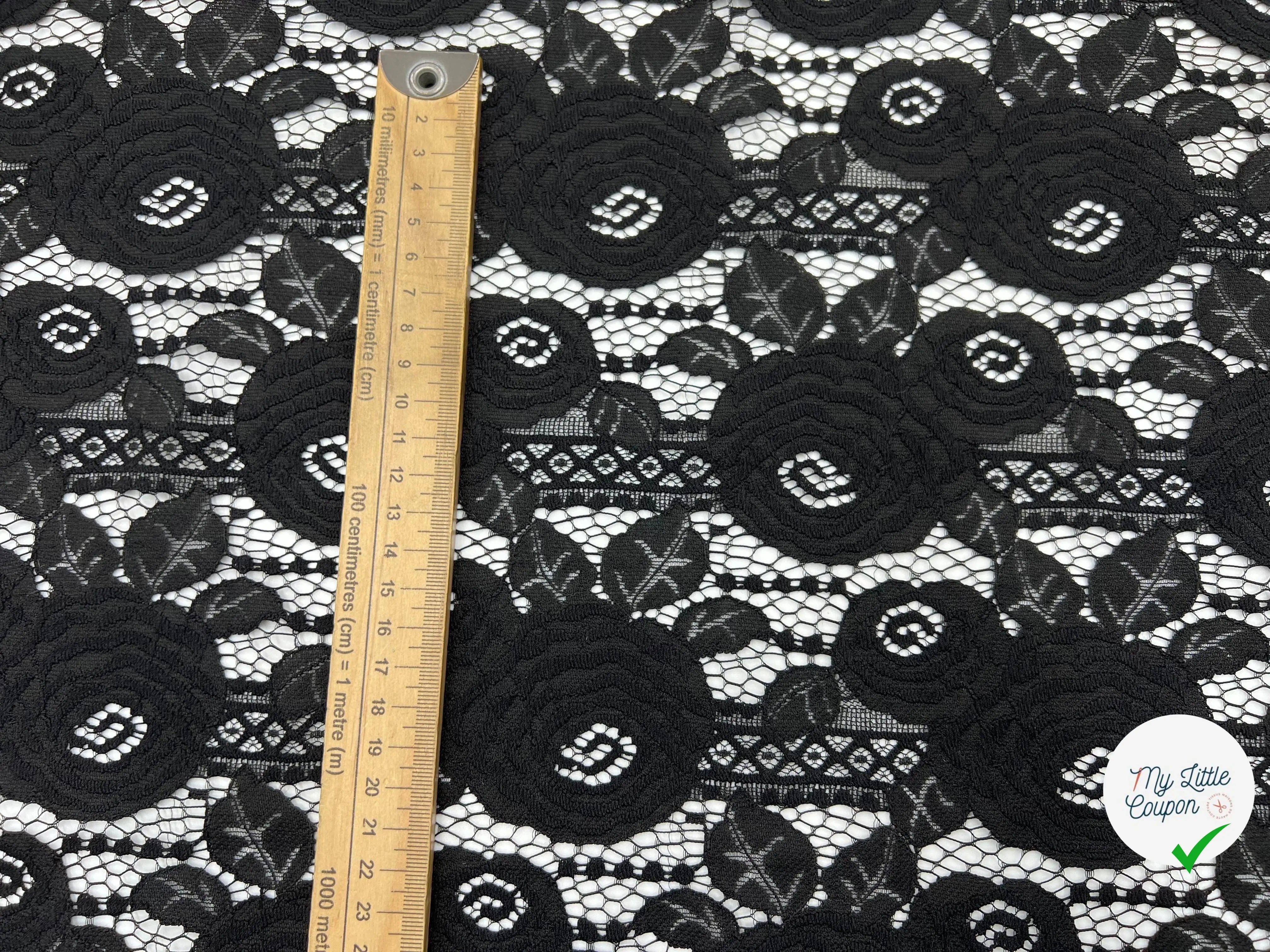 DENTELLE FLEUR DE MYSTÈRE - My Little Coupon - tissu - coudre