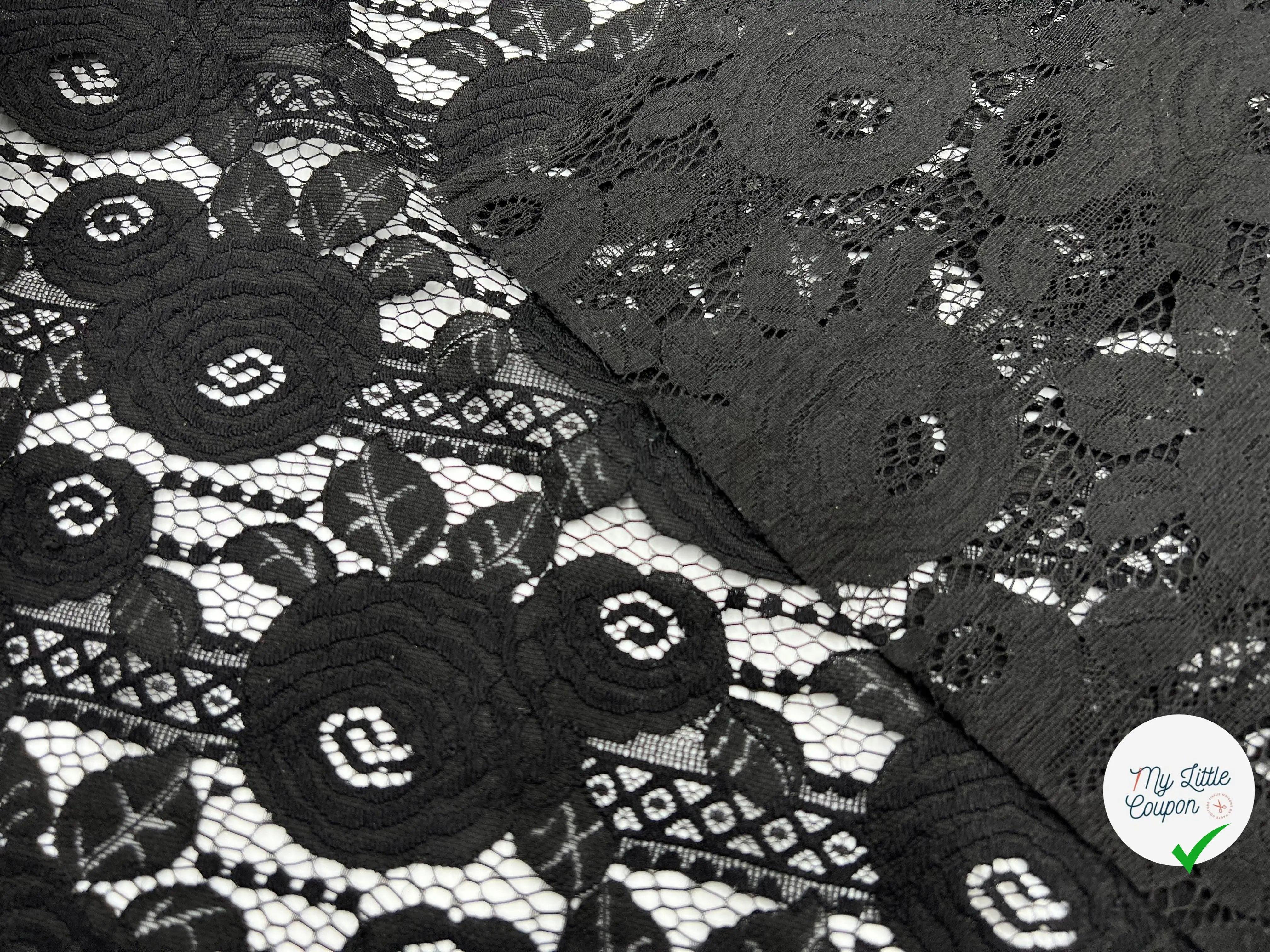 DENTELLE FLEUR DE MYSTÈRE - My Little Coupon - tissu - coudre