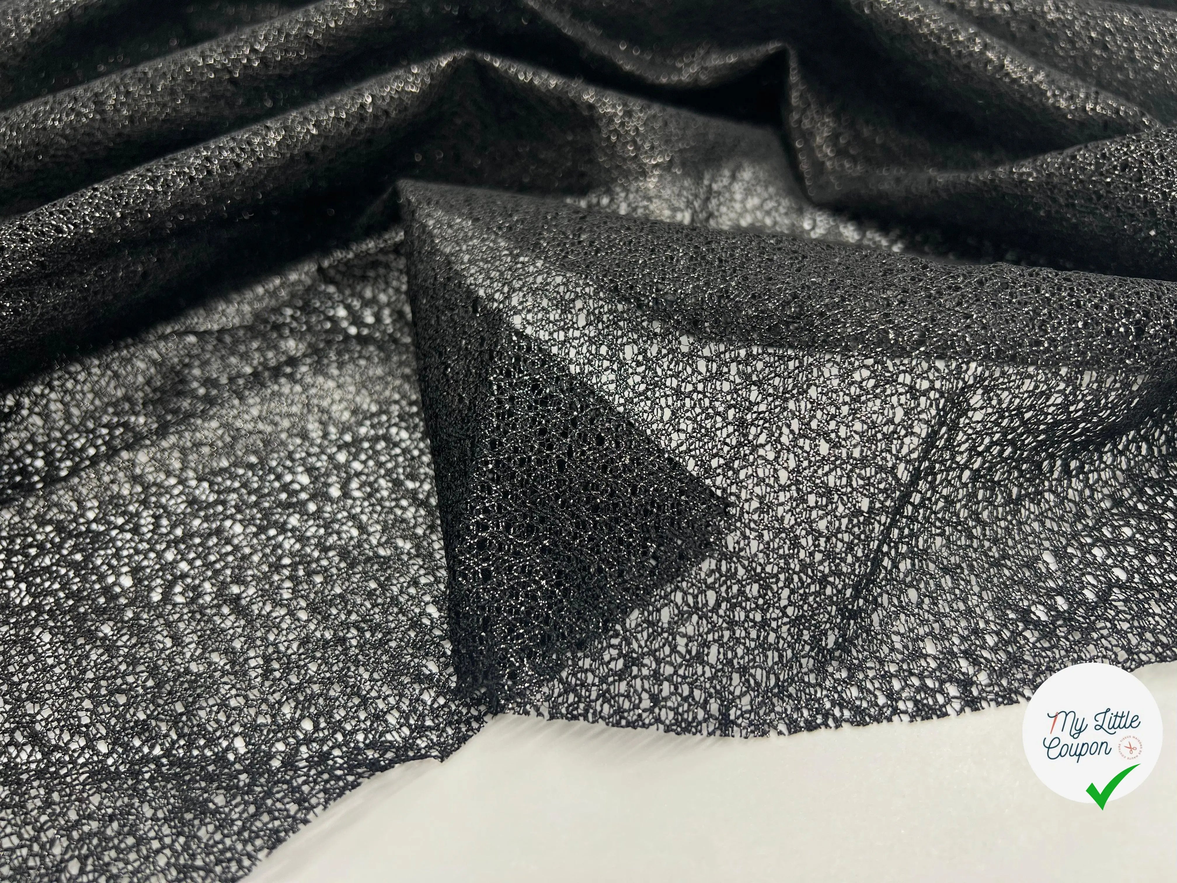 DENTELLE GRILLAGE SAVANT ET SCINTILLANT - My Little Coupon - tissu - coudre