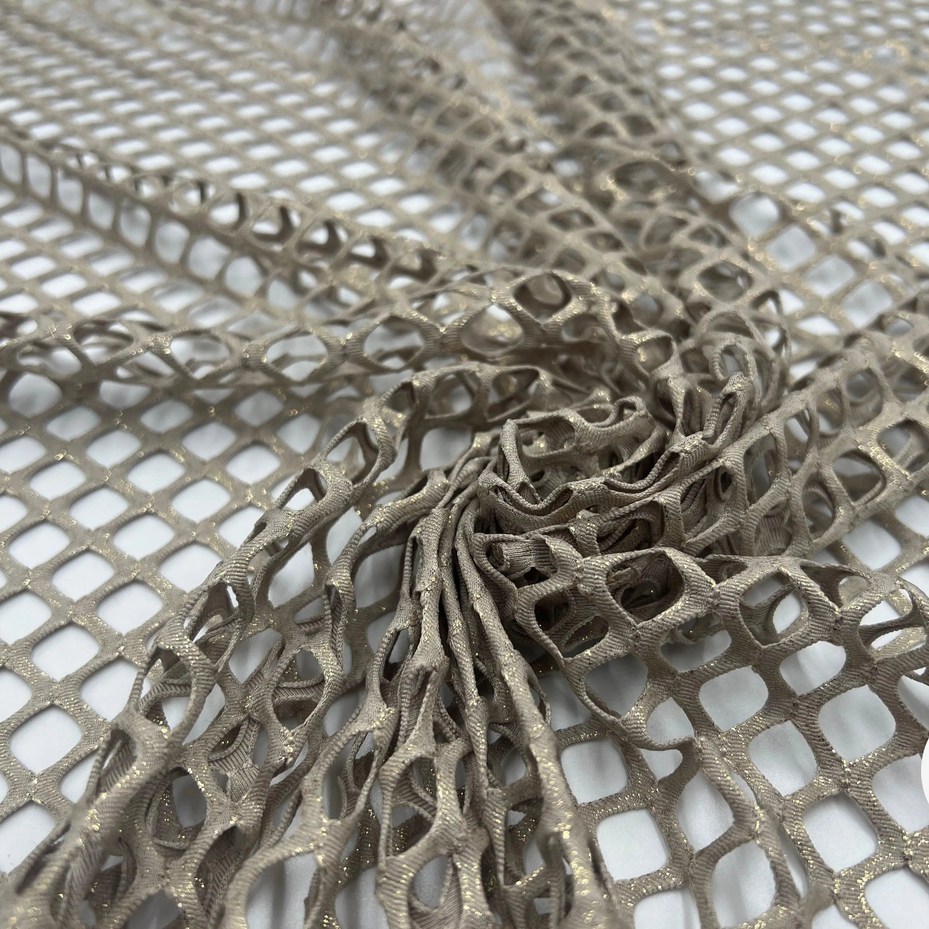 DENTELLE LAME DORÉE - My Little Coupon - tissu - coudre