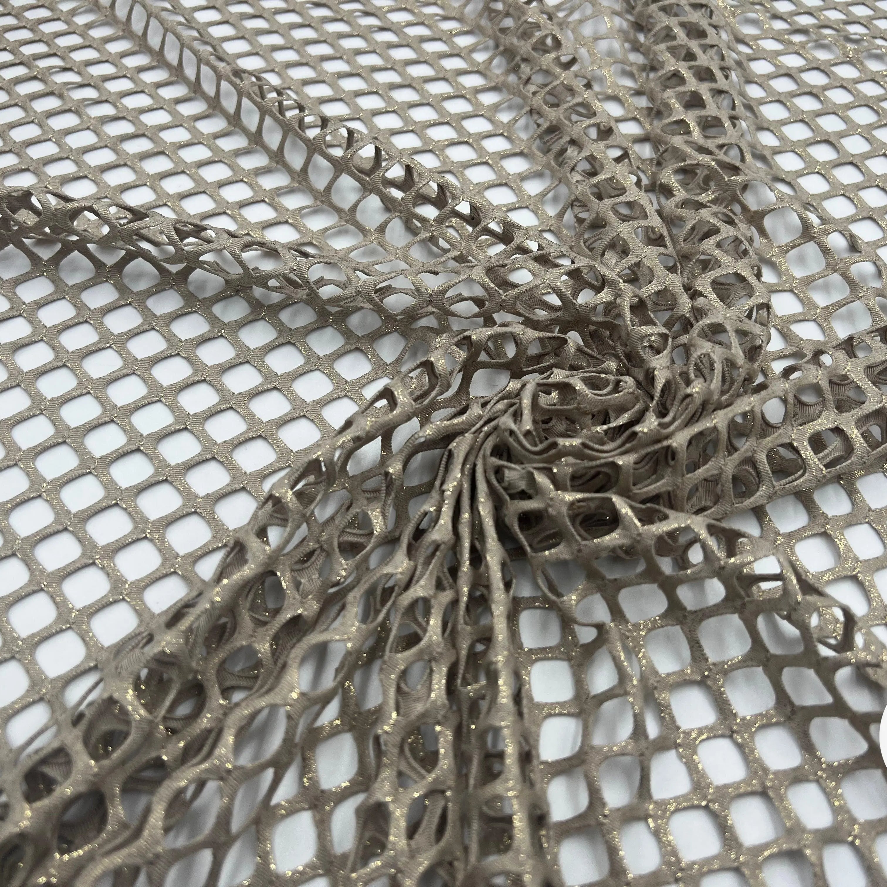 DENTELLE LAME DORÉE - My Little Coupon - tissu - coudre