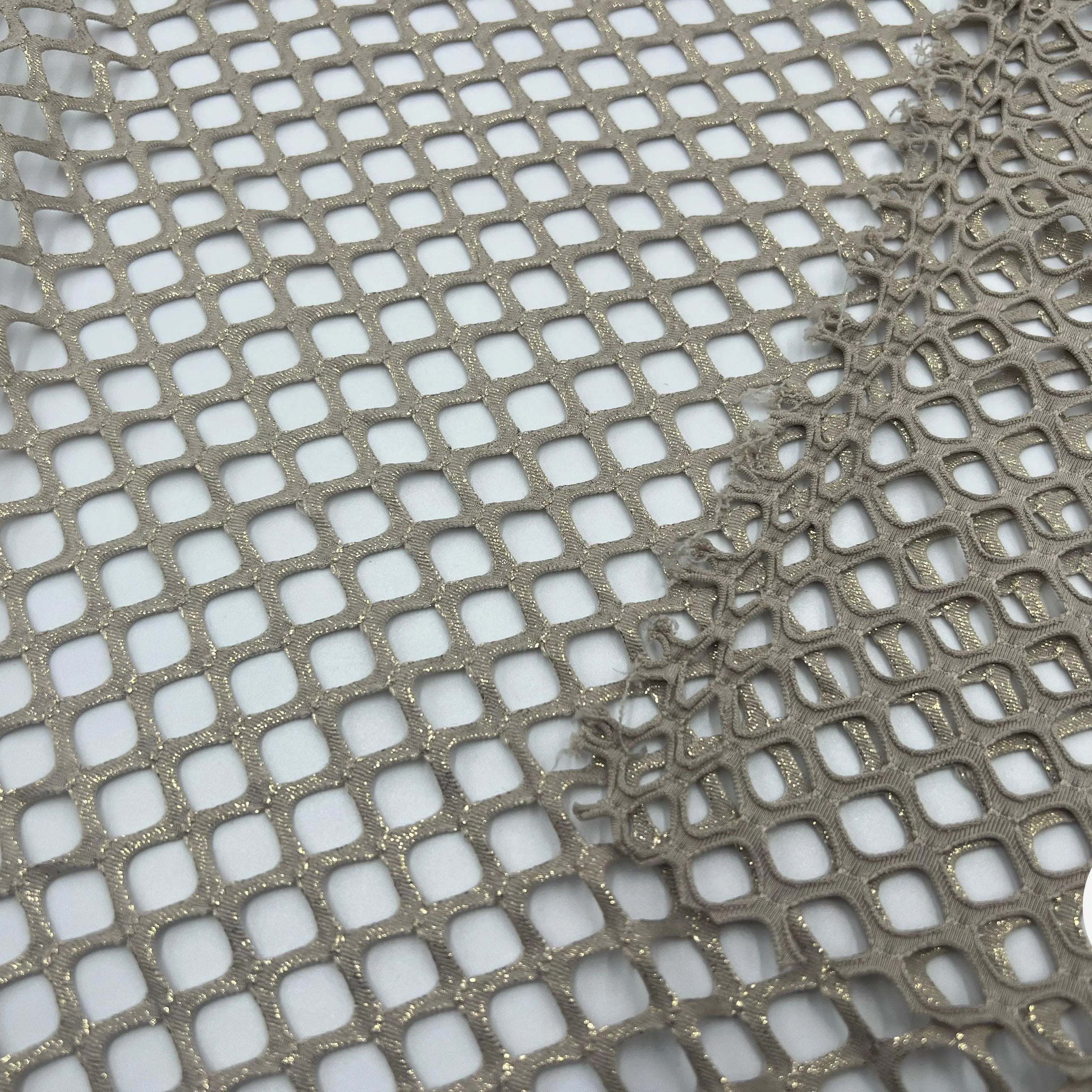 DENTELLE LAME DORÉE - My Little Coupon - tissu - coudre