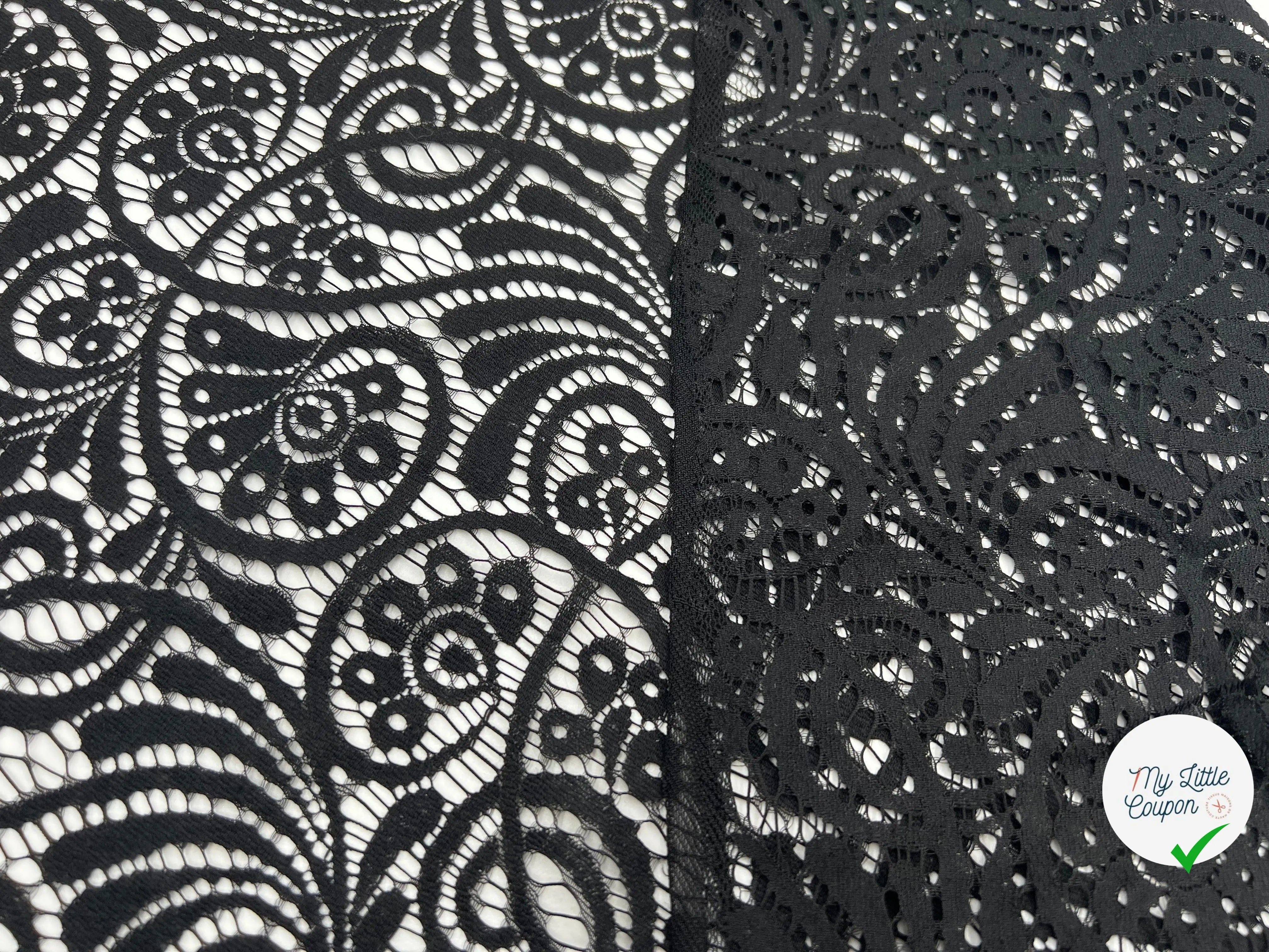 DENTELLE NOIRE PERSIAN MOOD - My Little Coupon - tissu - coudre