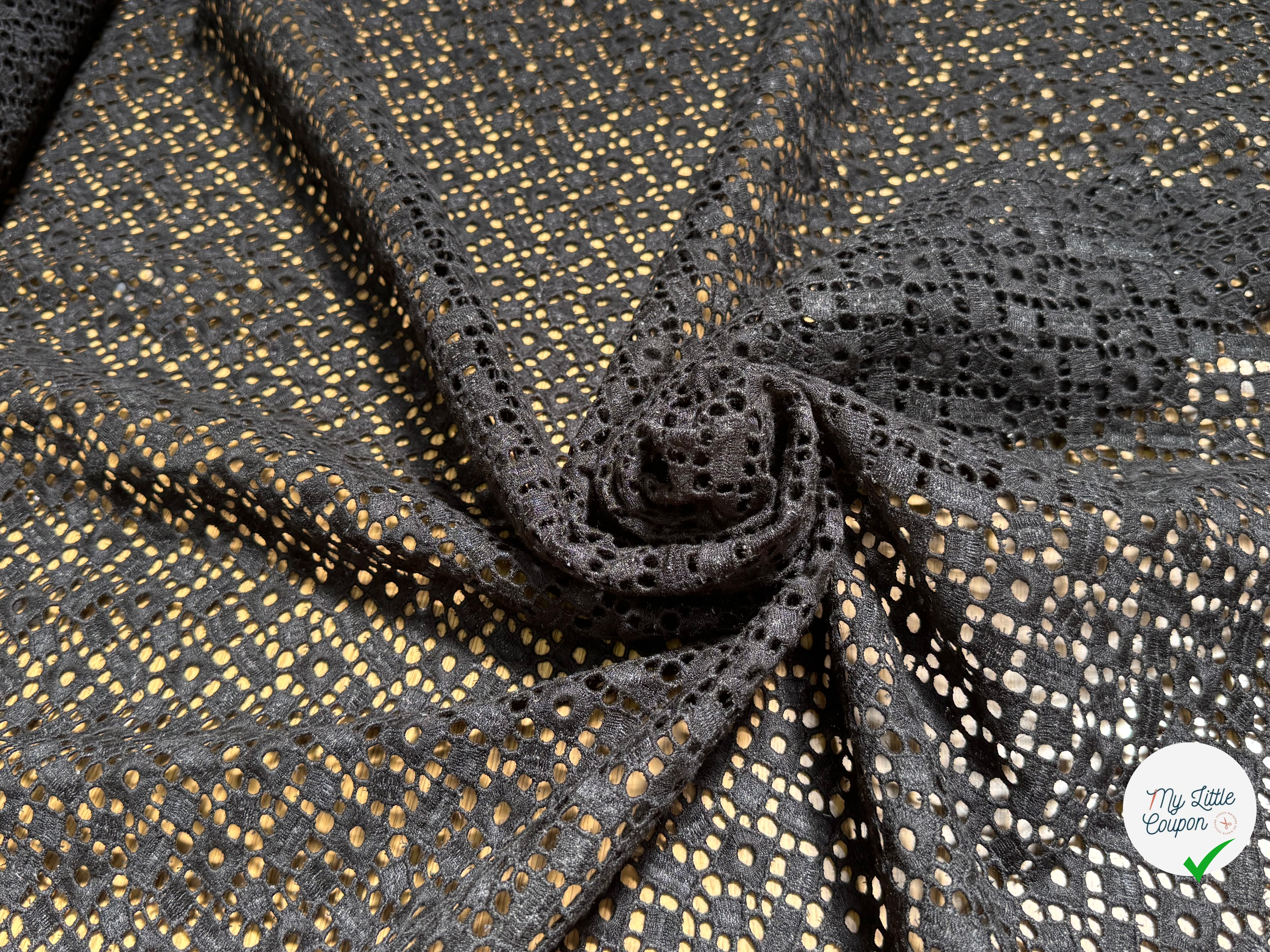 DENTELLE RIGIDE NOIR - My Little Coupon