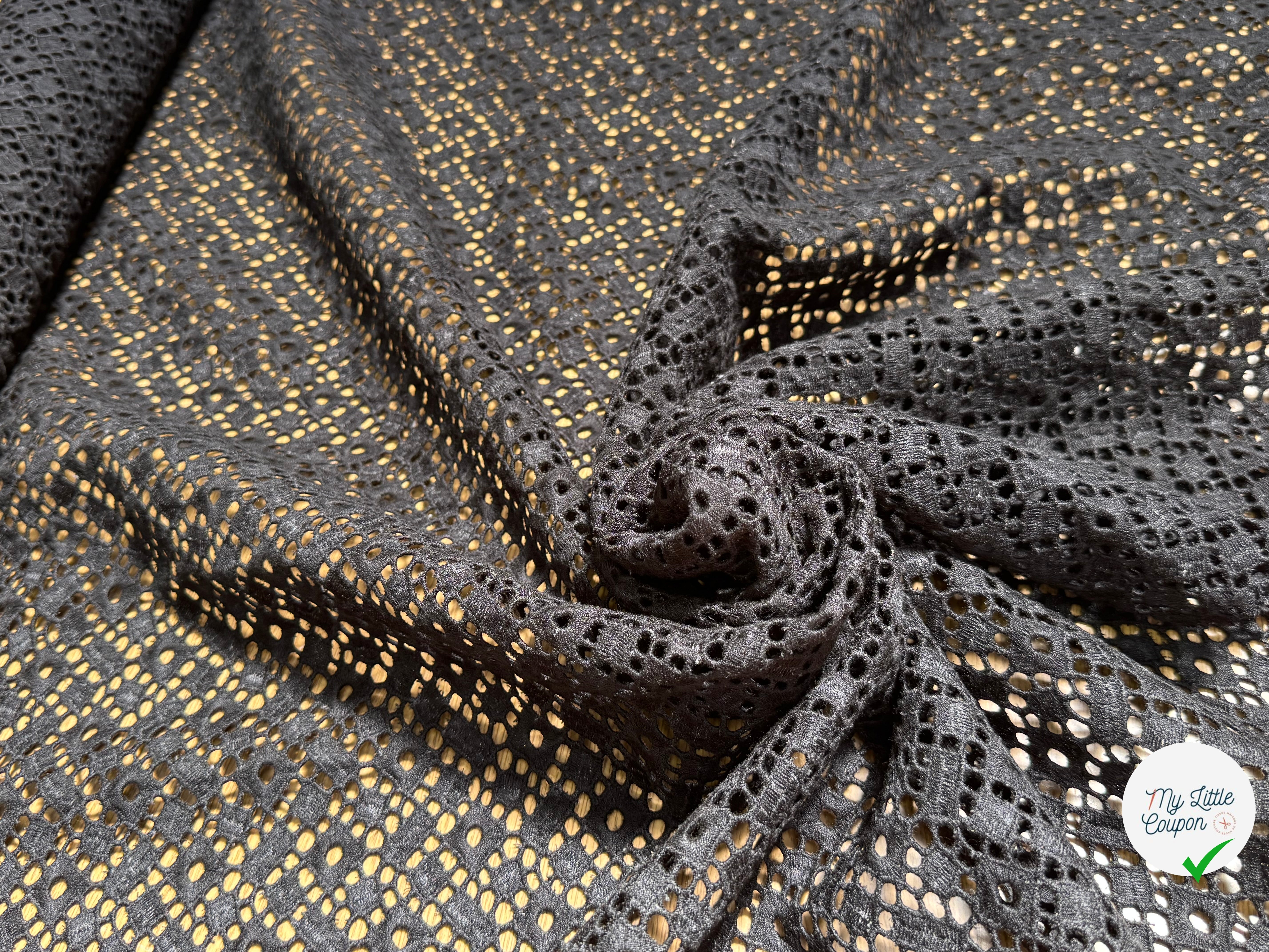 DENTELLE RIGIDE NOIR - My Little Coupon