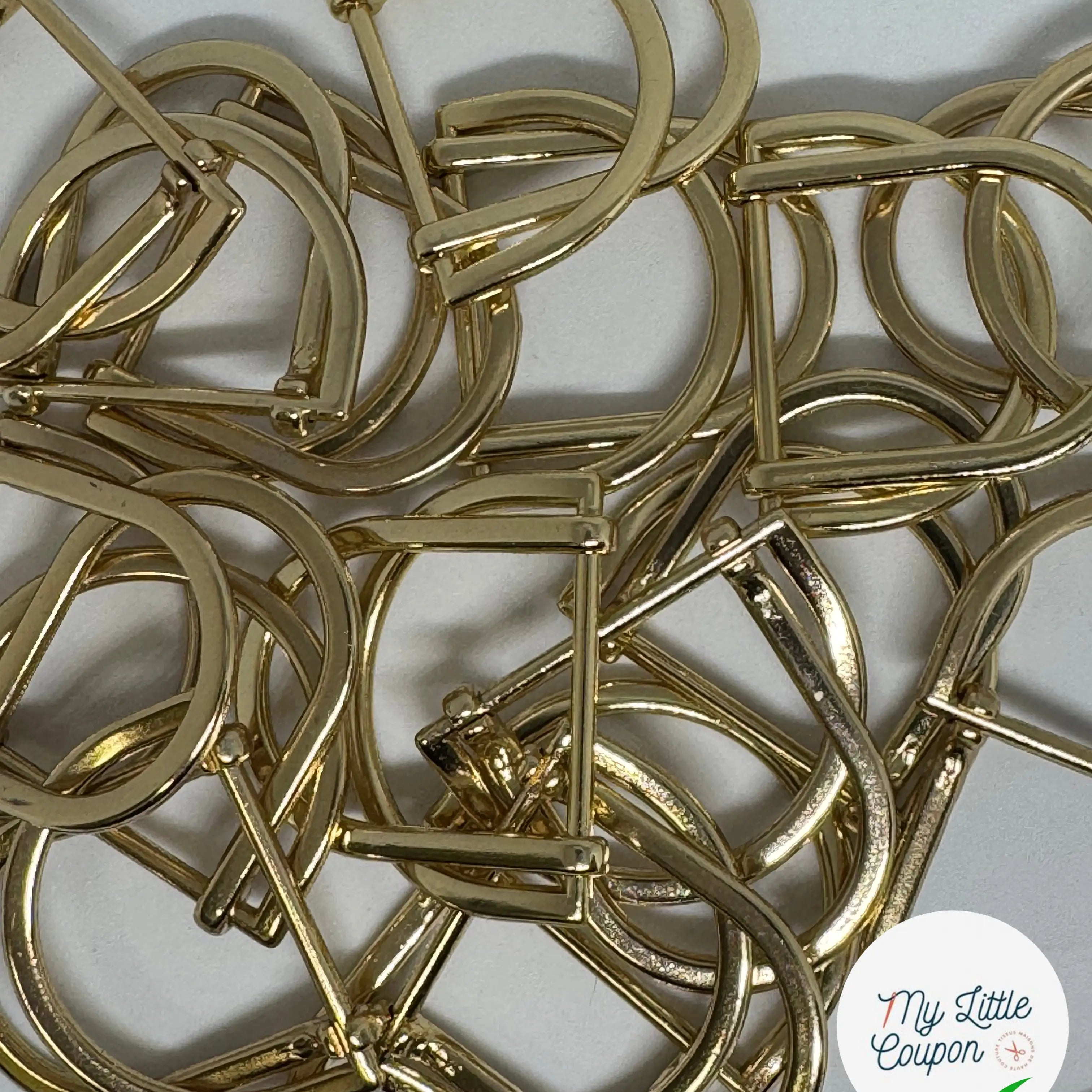 DOUBLE BOUCLE CEINTURE DOREE - My Little Coupon