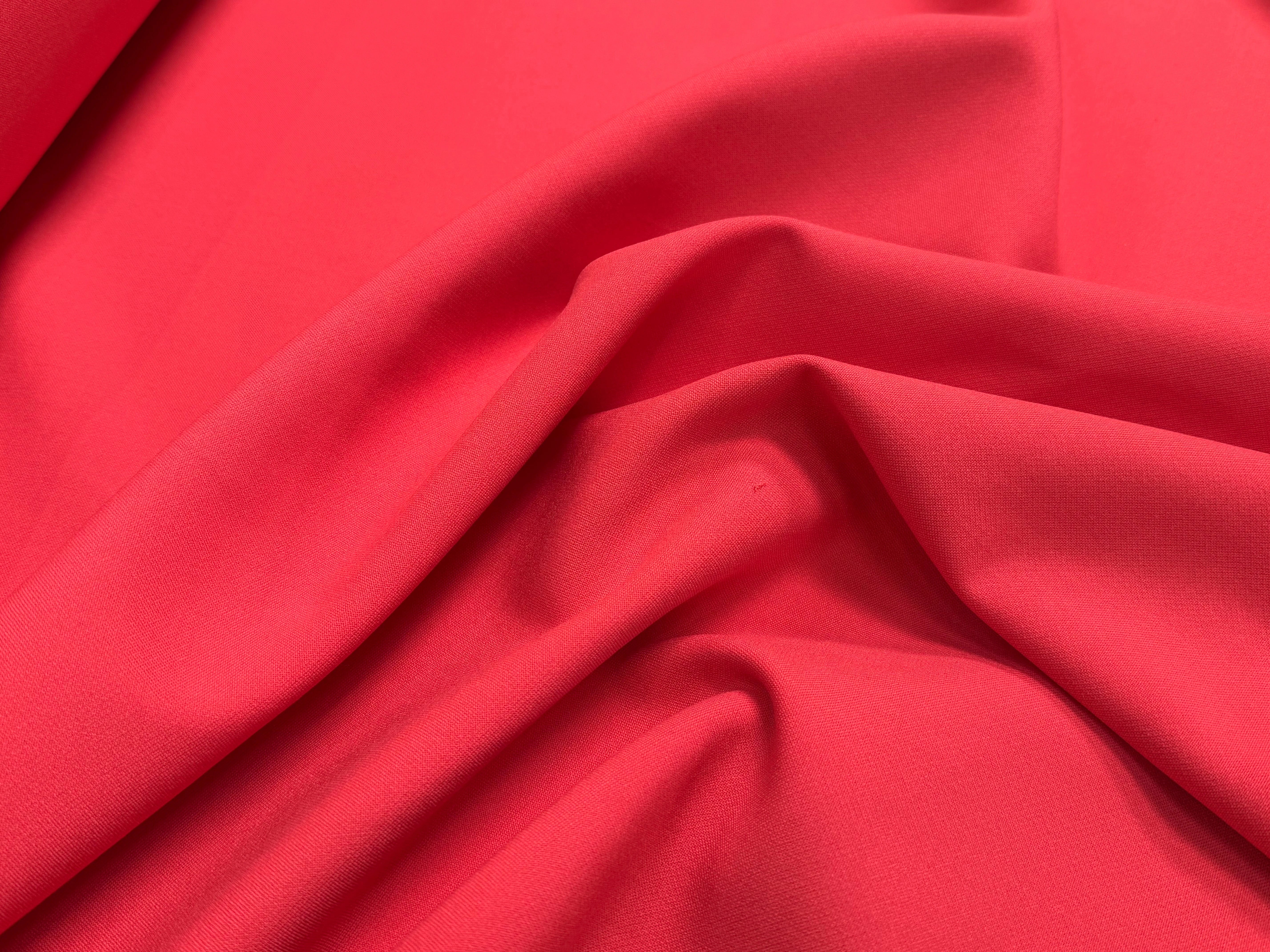 DOUBLE CREPE LOURD STRETCH ORANNGE PASTÈQUE - My Little Coupon
