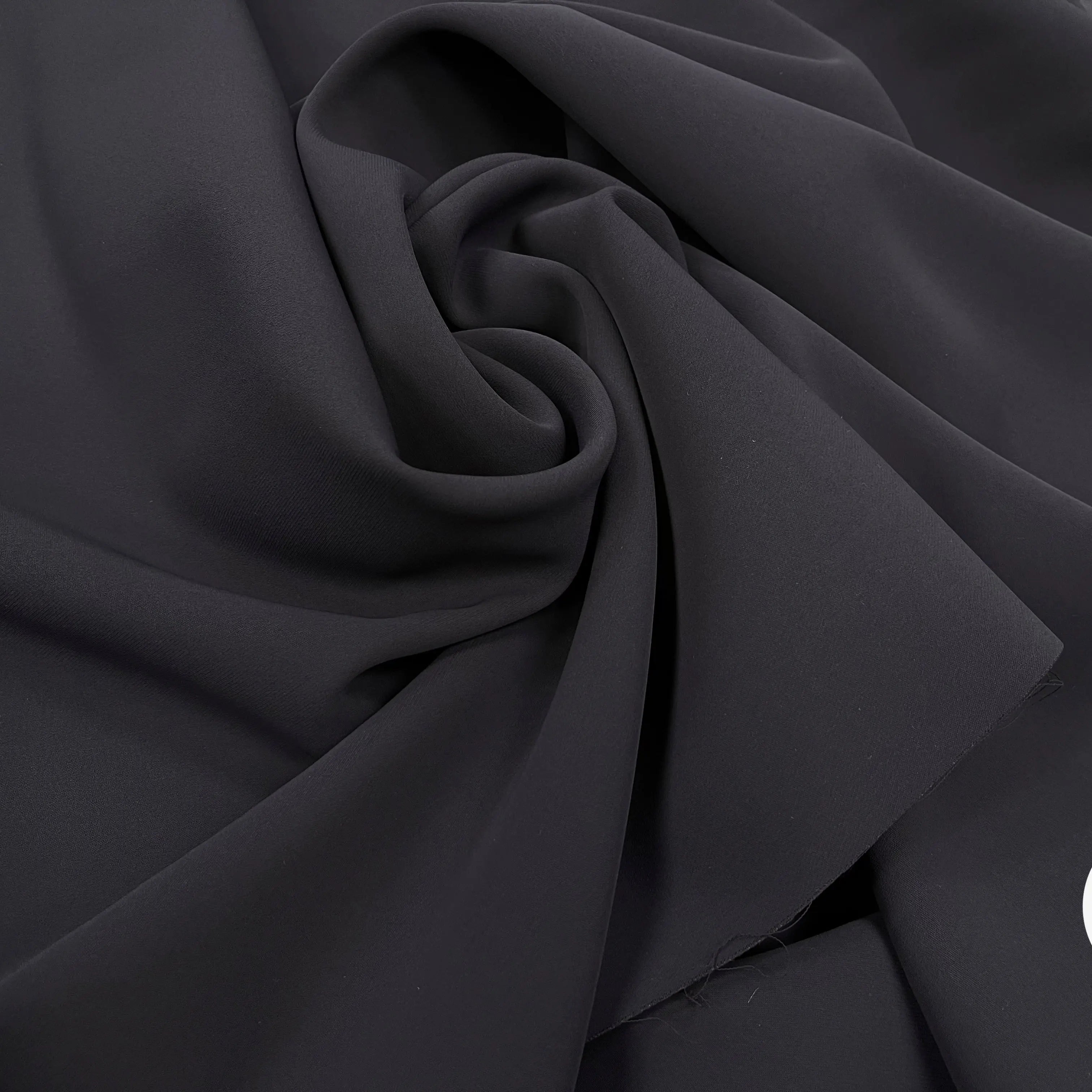 DOUBLE ETOFFE CREPE SUBLIME TENUE DARK NAVY - My Little Coupon