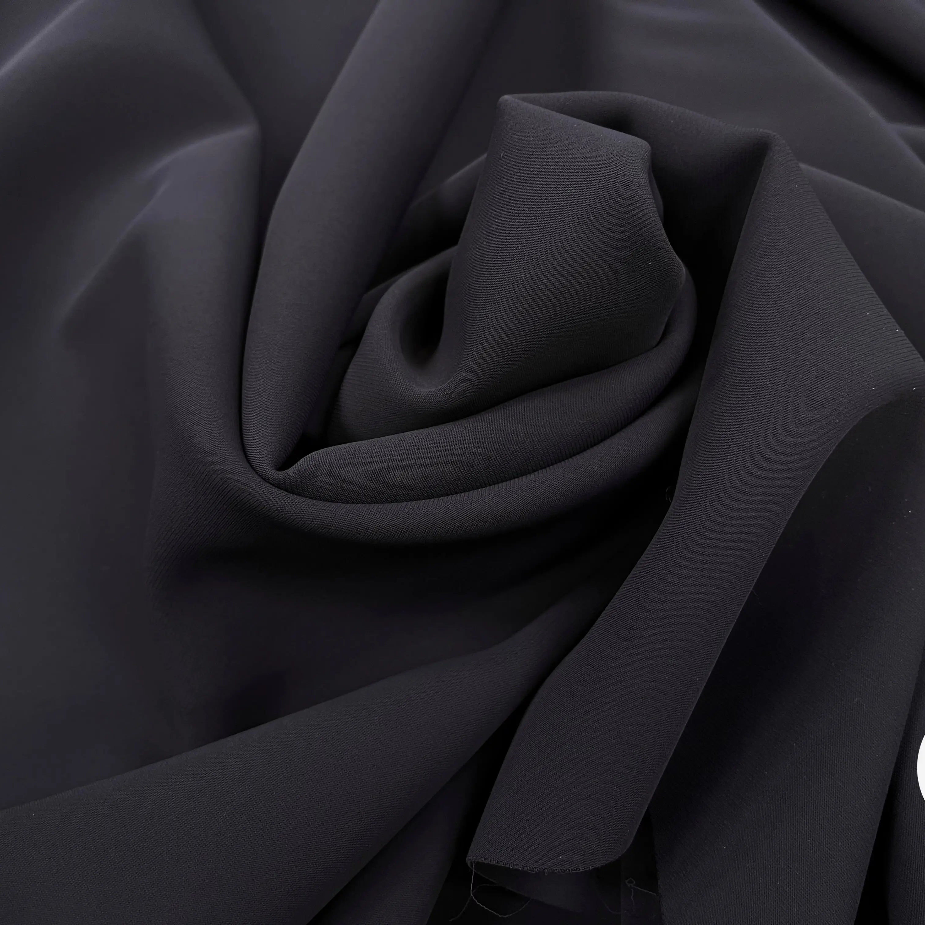 DOUBLE ETOFFE CREPE SUBLIME TENUE DARK NAVY - My Little Coupon