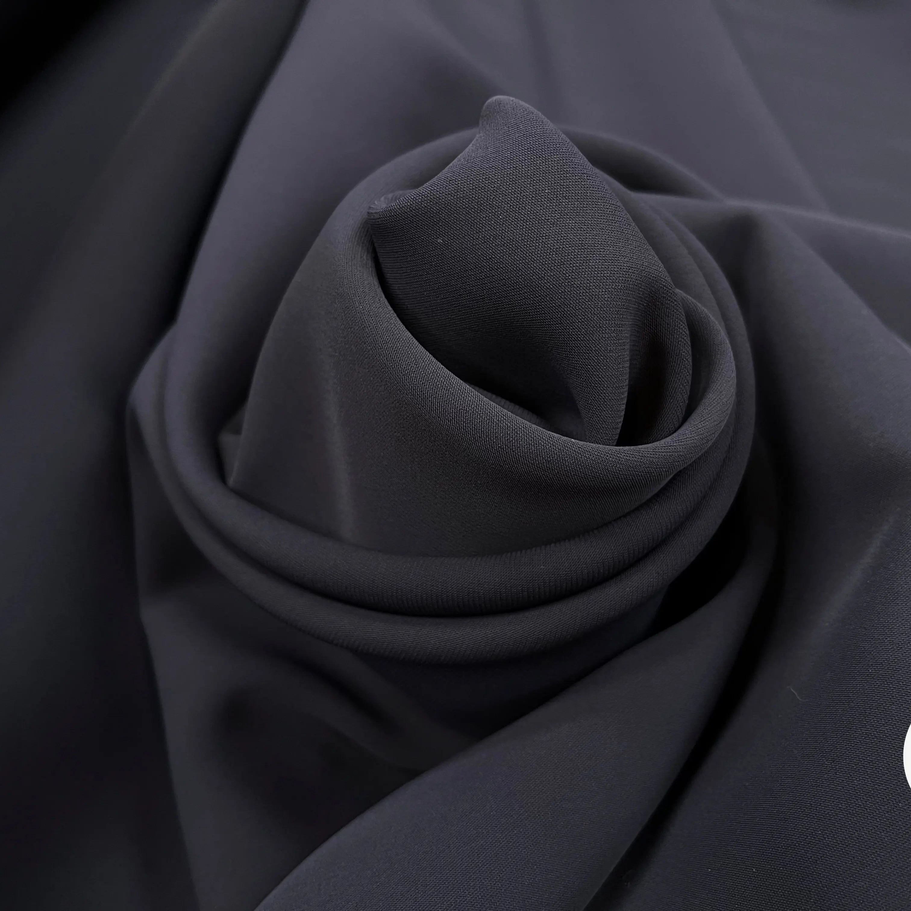 DOUBLE ETOFFE CREPE SUBLIME TENUE DARK NAVY - My Little Coupon