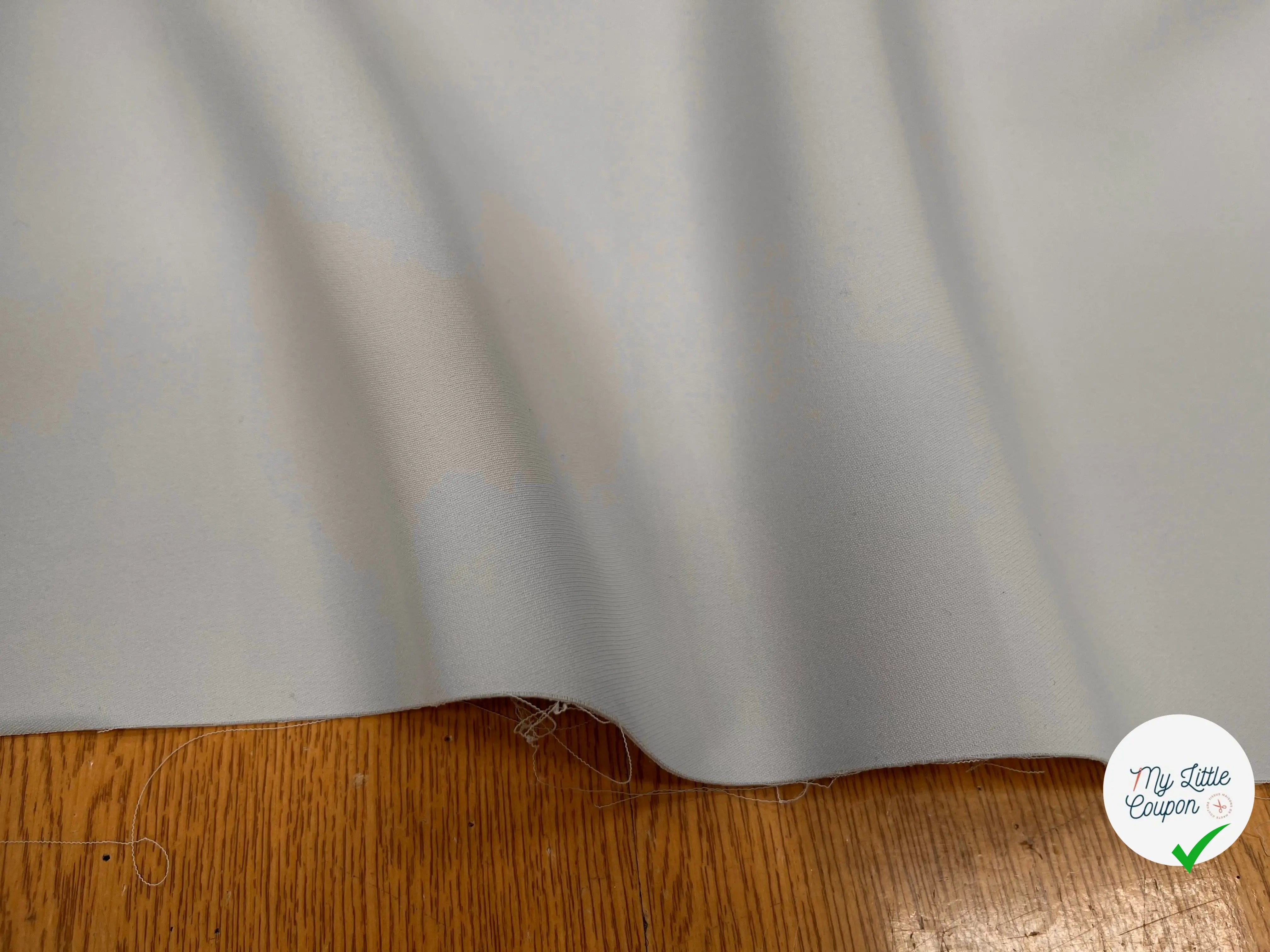 DOUBLE ETOFFE CREPE SUBLIME TENUE DIRTY WHITE - My Little Coupon