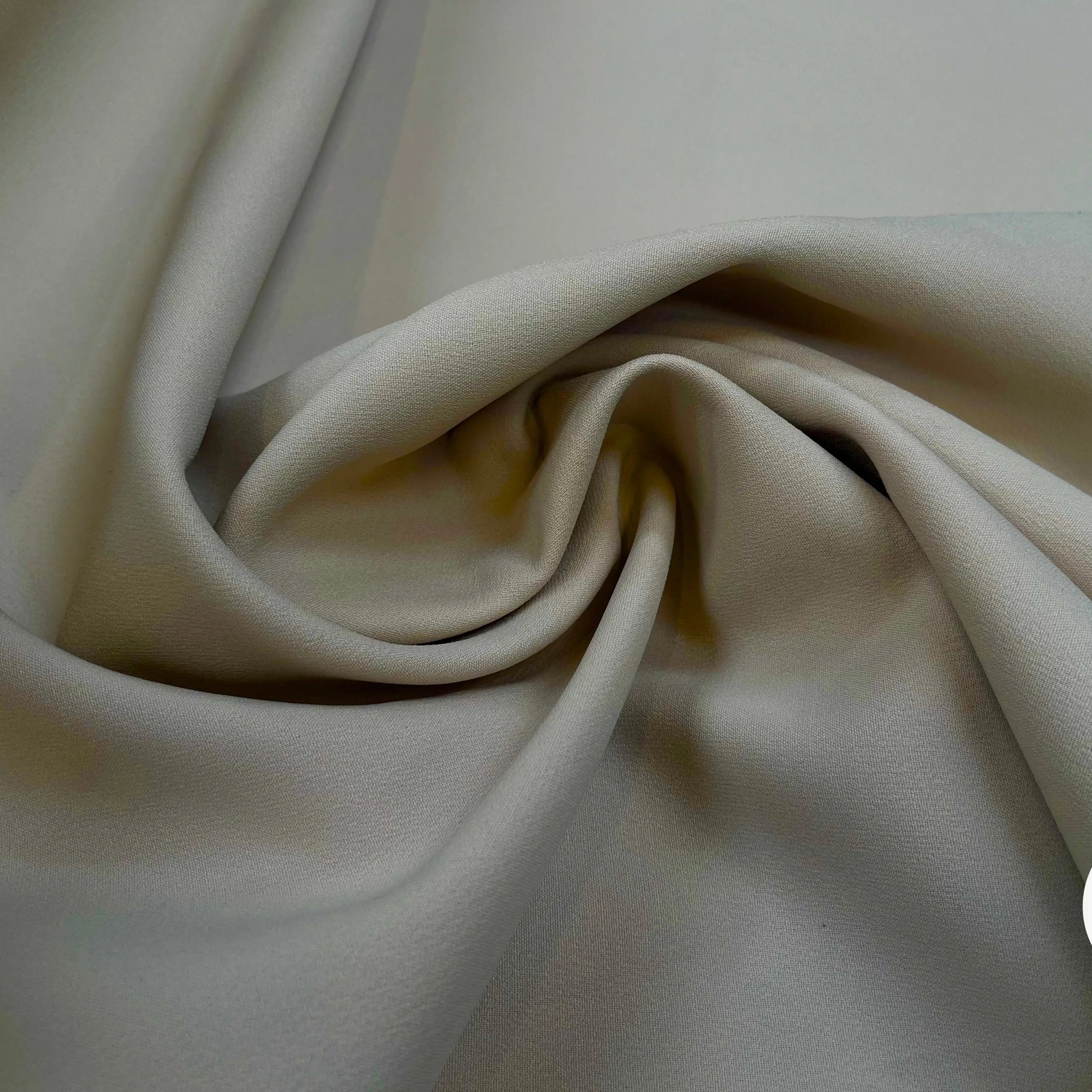 DOUBLE ETOFFE CREPE SUBLIME TENUE GRIS TAUPE - My Little Coupon