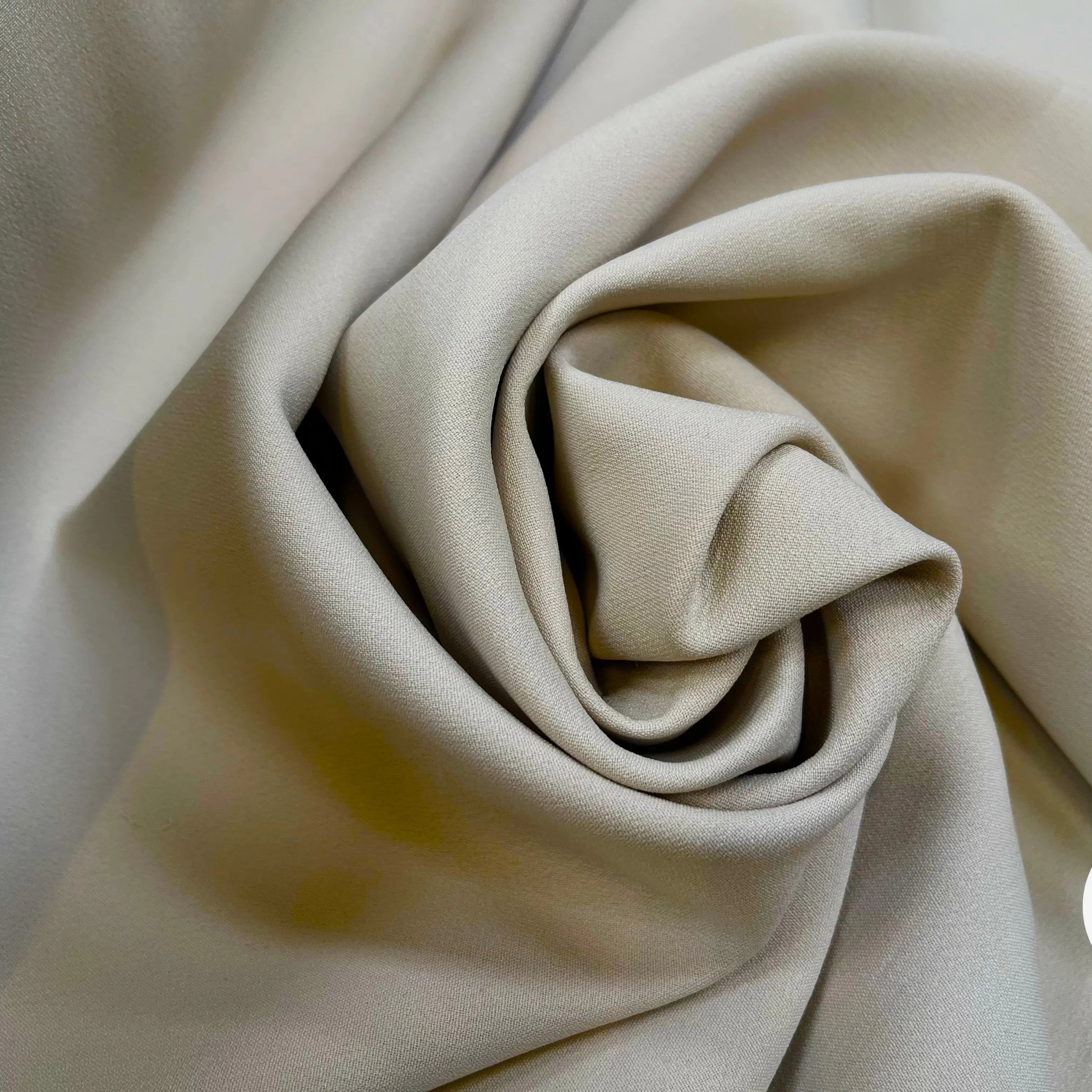 DOUBLE ETOFFE CREPE SUBLIME TENUE GRIS TAUPE - My Little Coupon