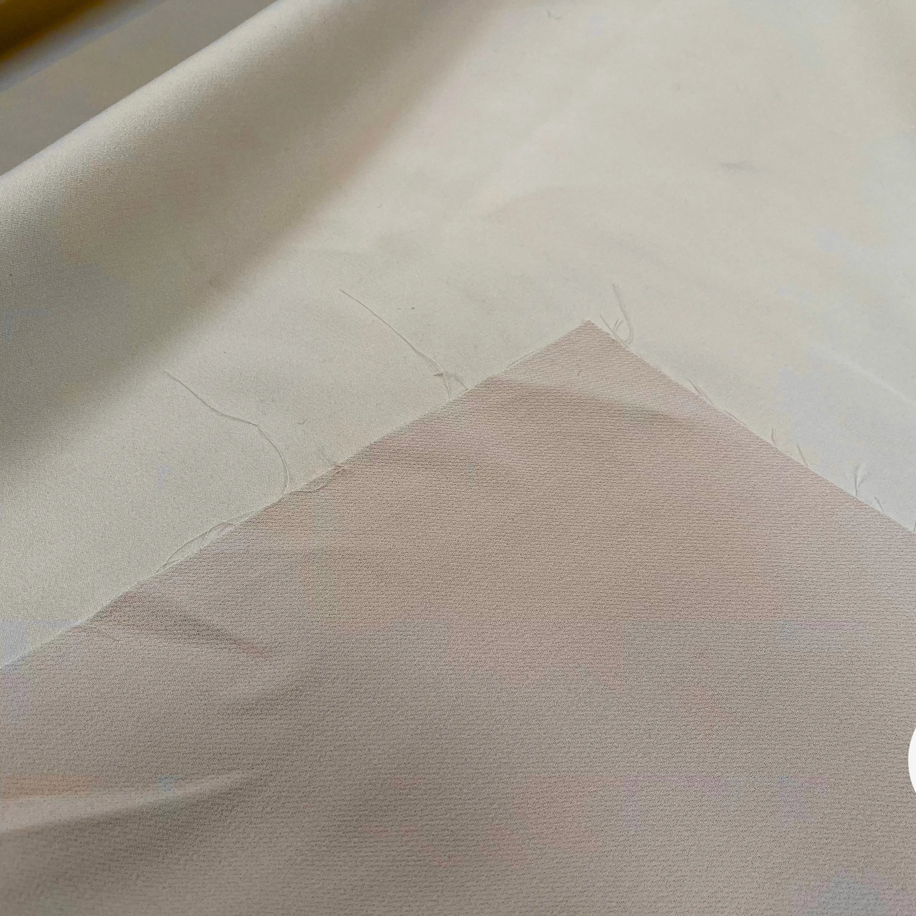 DOUBLE ETOFFE CREPE SUBLIME TENUE GRIS TAUPE - My Little Coupon