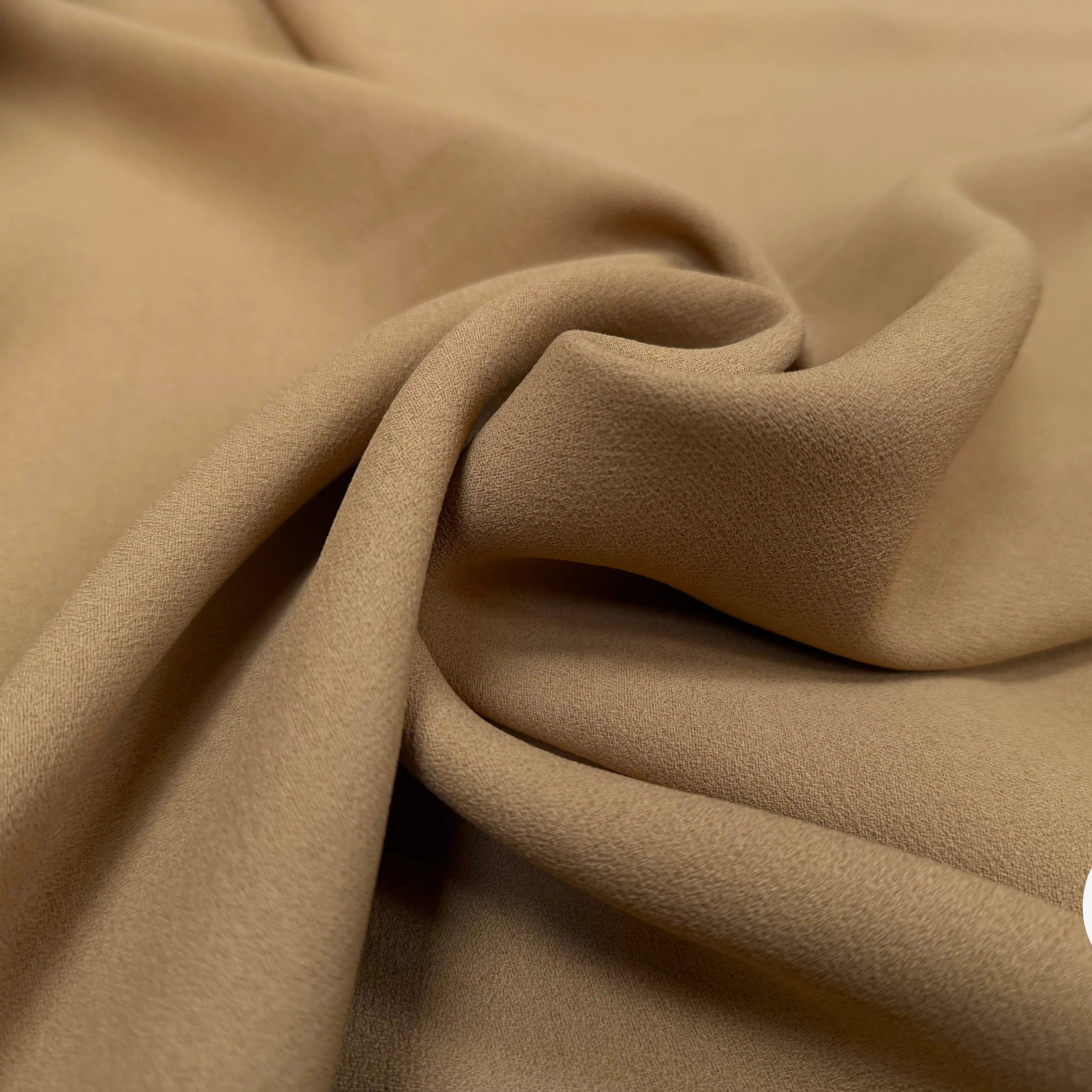 DOUBLE FACE CREPE 100% VISCOSE, Pearl Beige - My Little Coupon