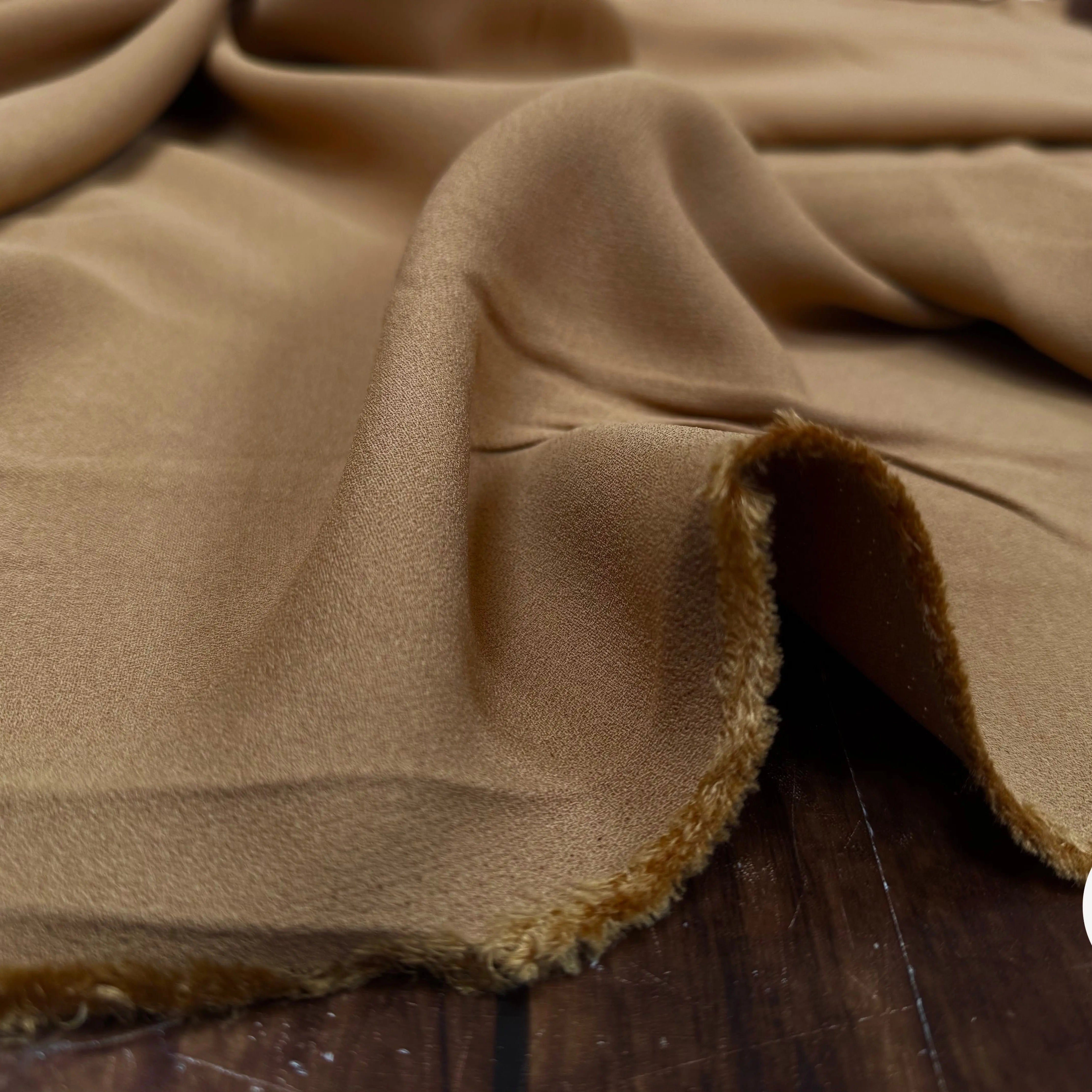 DOUBLE FACE CREPE 100% VISCOSE, Pearl Beige - My Little Coupon