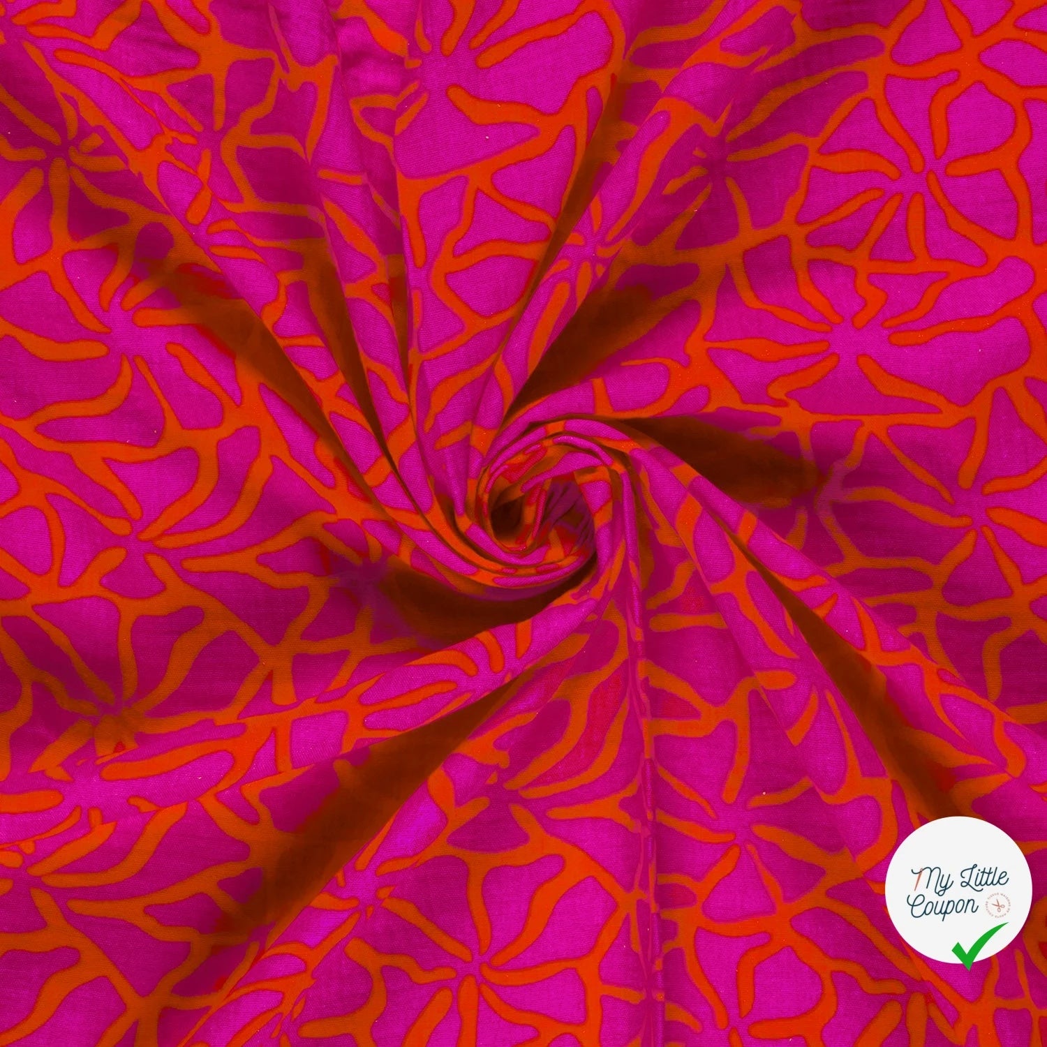 DOUBLE GAZE ABSTRAIT CORAL - My Little Coupon