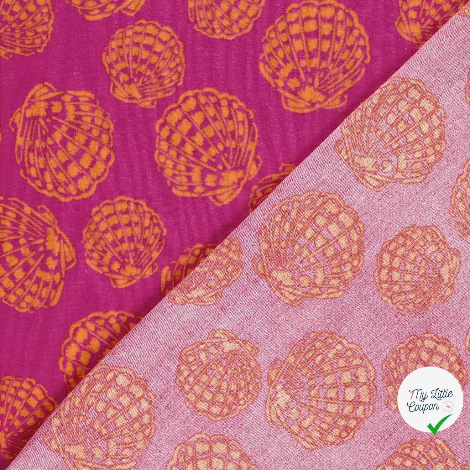 DOUBLE GAZE COQUILLES ROSE - My Little Coupon