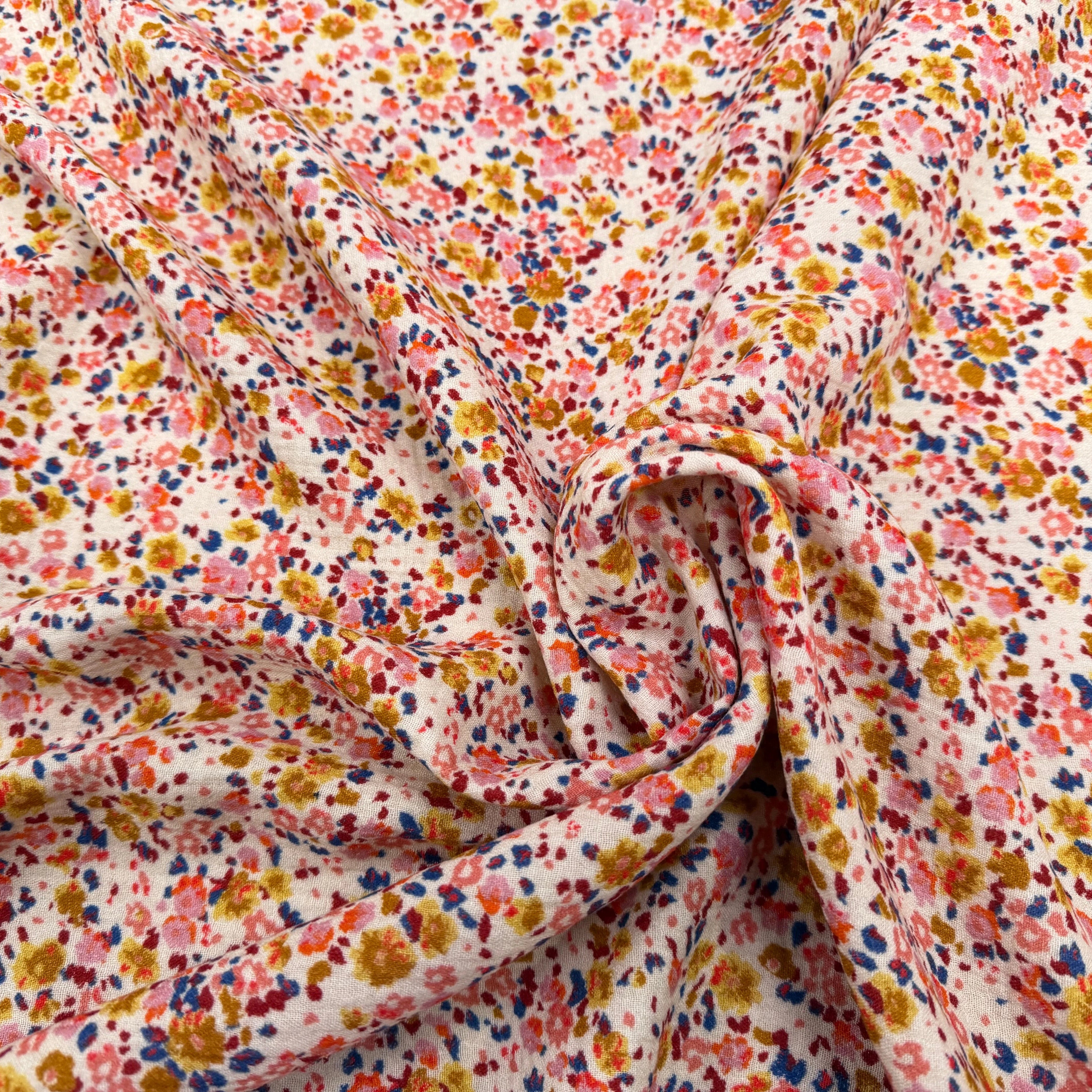 DOUBLE GAZE COTON COULEURS JOYEUSES - My Little Coupon