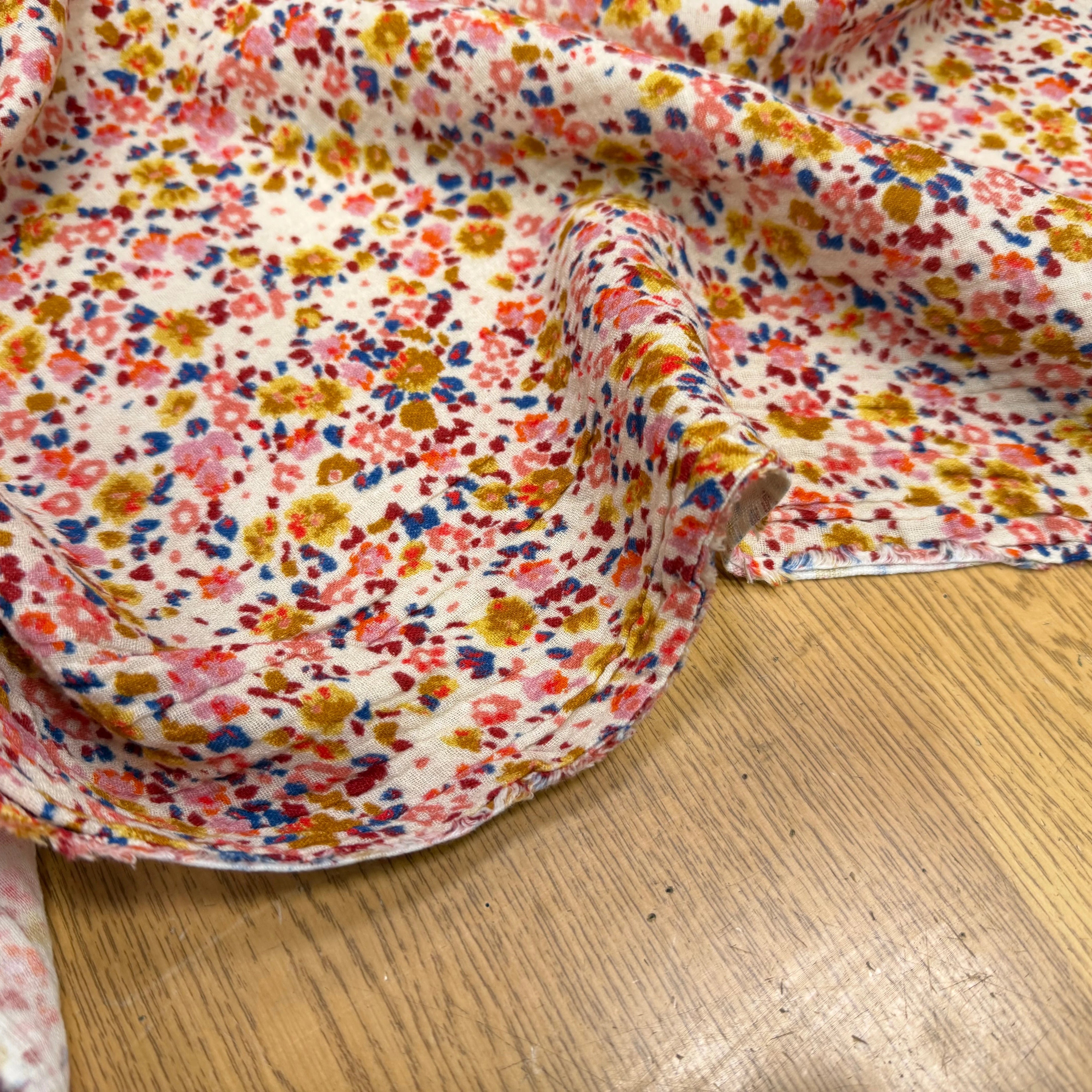 DOUBLE GAZE COTON COULEURS JOYEUSES - My Little Coupon