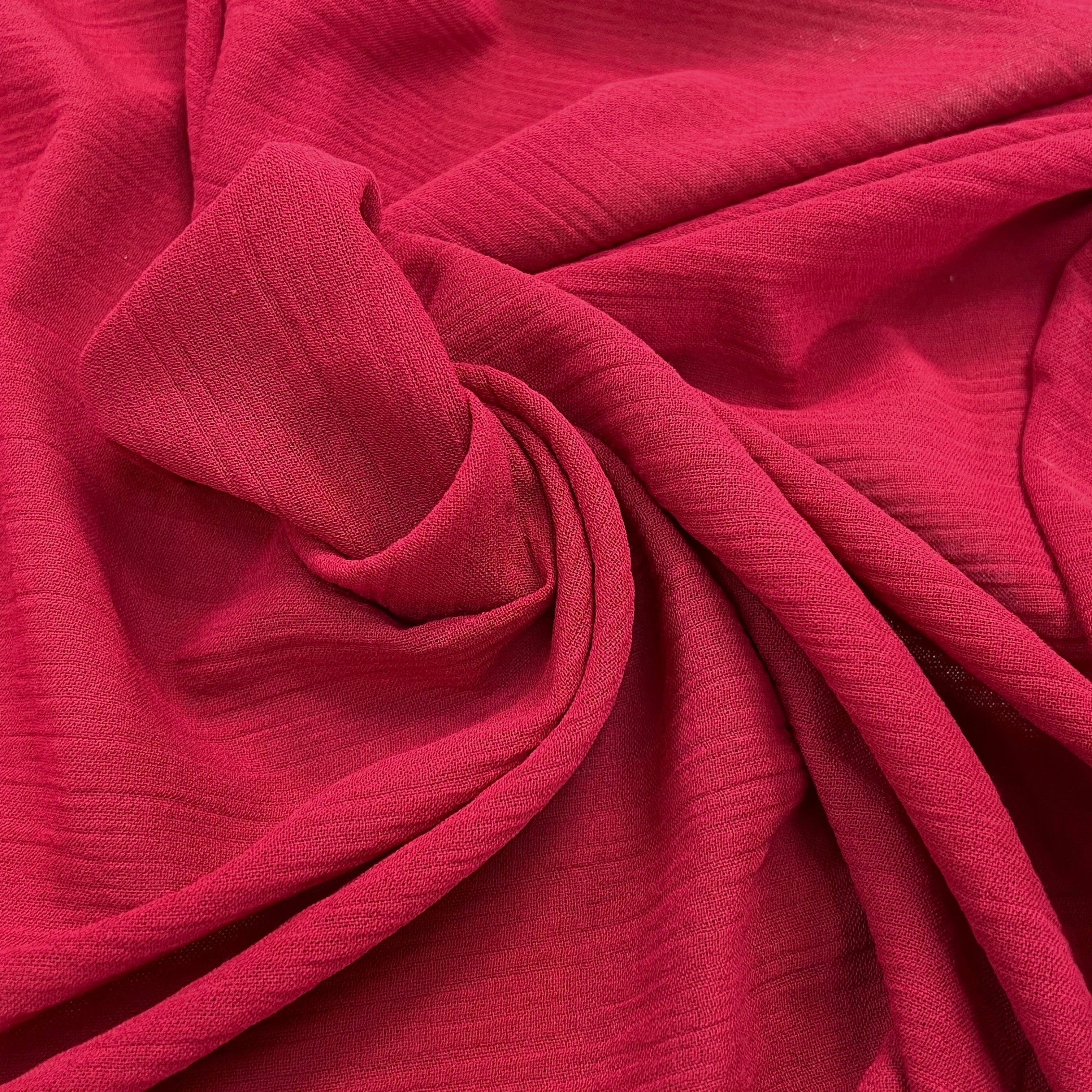 DOUBLE GAZE COUTURE ROUGE 110CM - My Little Coupon