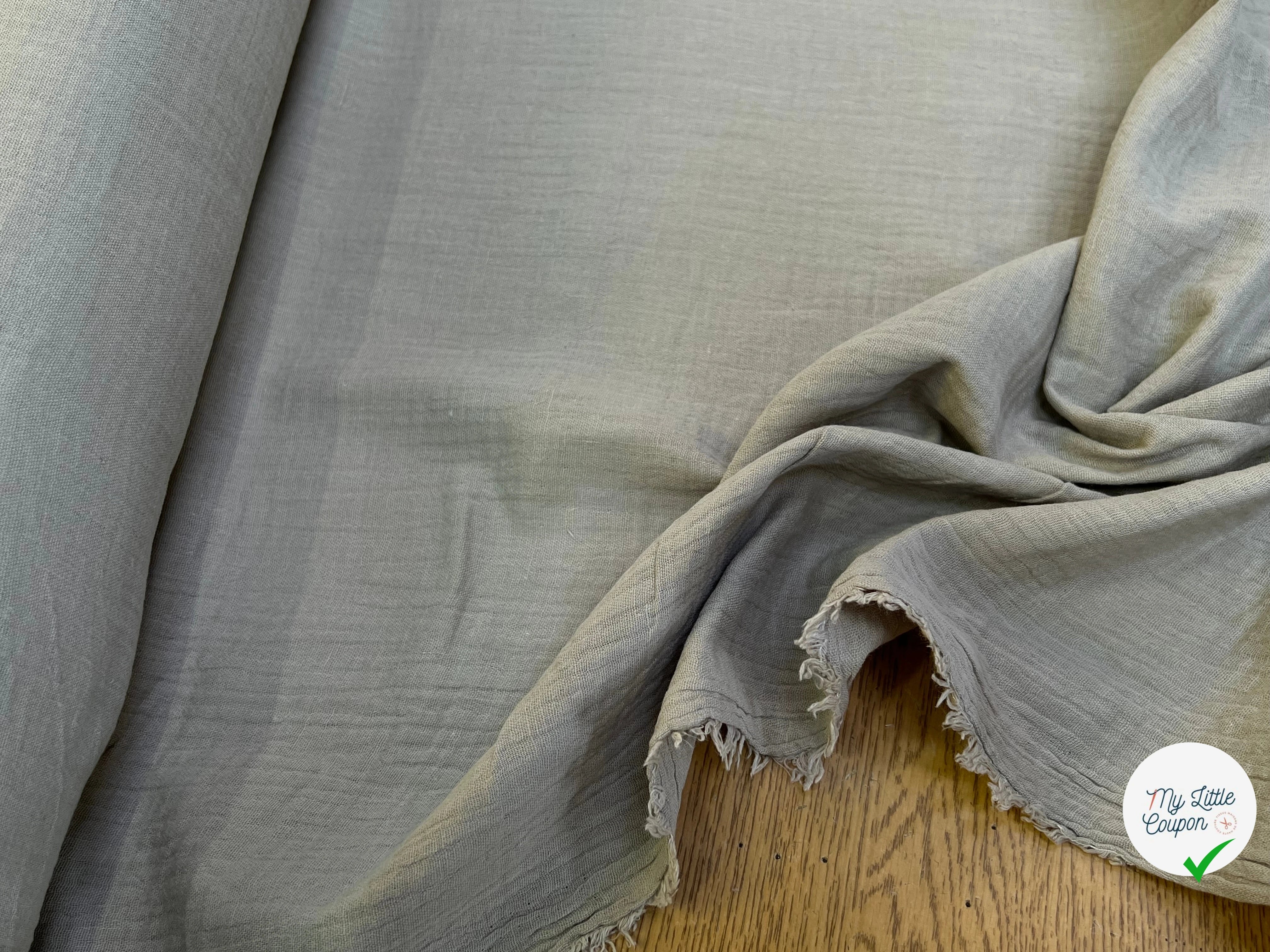DOUBLE GAZE DE COTON BEIGE - My Little Coupon