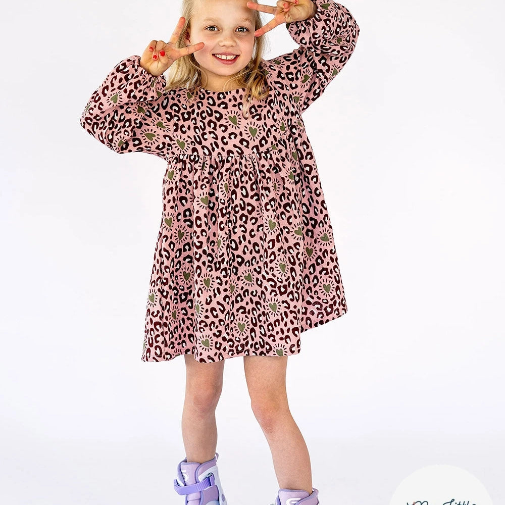 DOUBLE GAZE DE COTON PANTHÈRE ROSE CLAIR - My Little Coupon