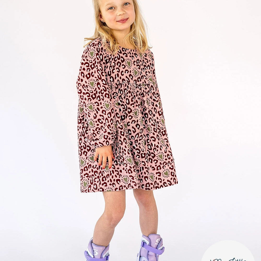 DOUBLE GAZE DE COTON PANTHÈRE ROSE CLAIR - My Little Coupon