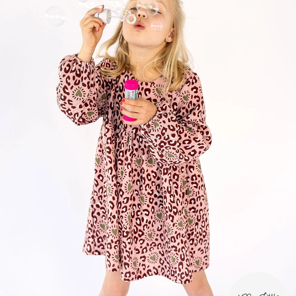 DOUBLE GAZE DE COTON PANTHÈRE ROSE CLAIR - My Little Coupon