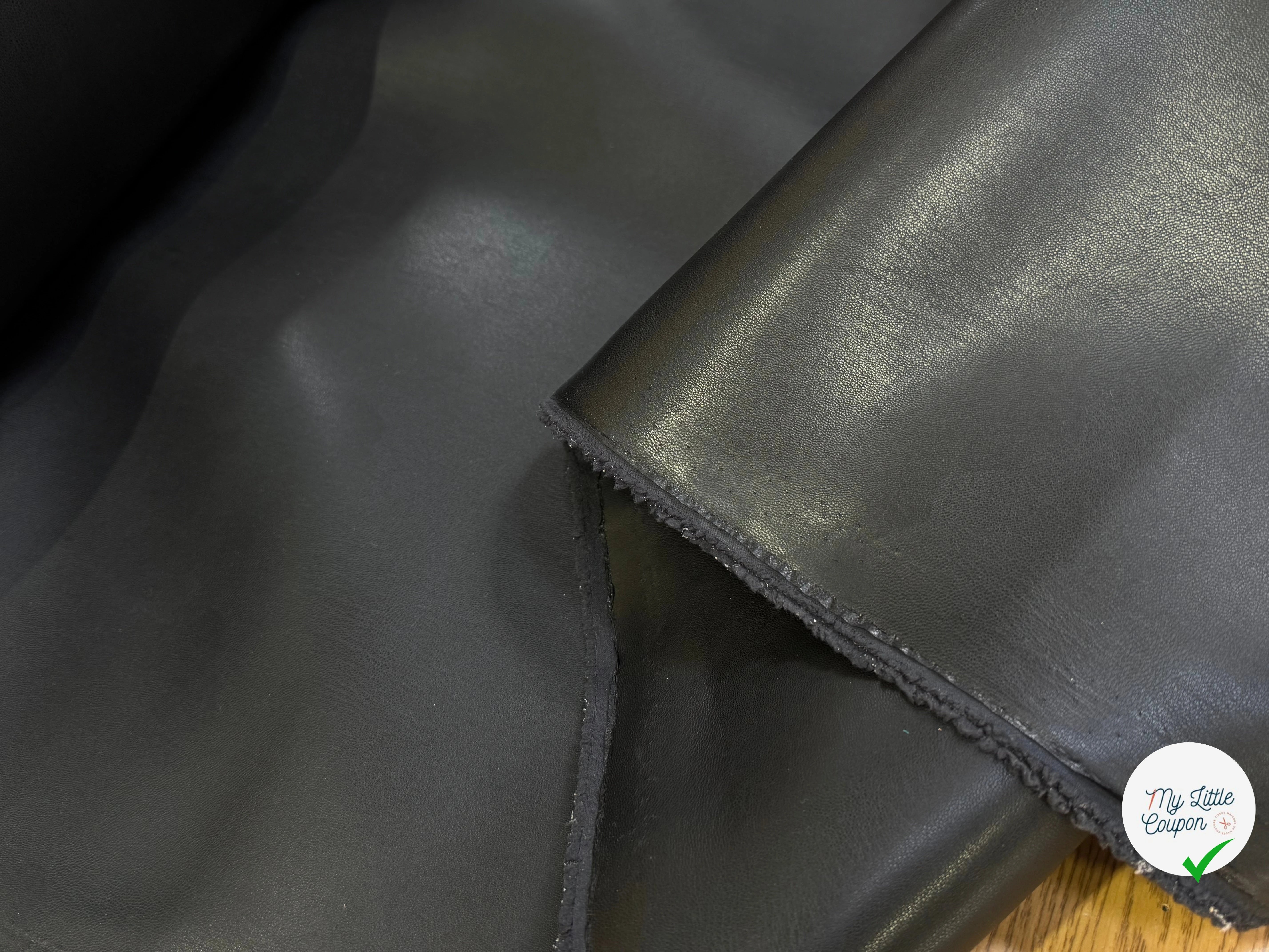 DOUBLE SATIN CUIR NOIR COUTURE - My Little Coupon