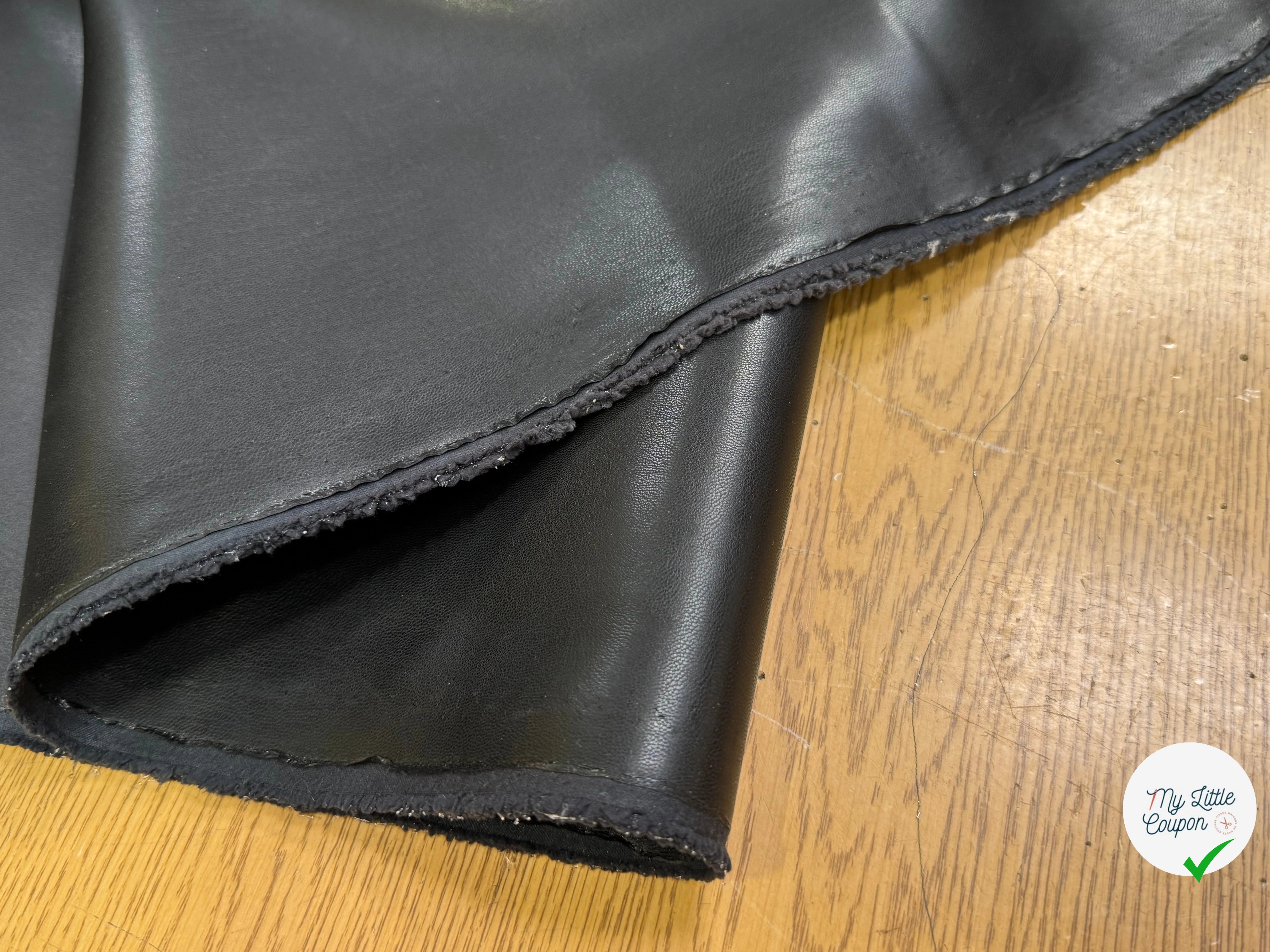 DOUBLE SATIN CUIR NOIR COUTURE - My Little Coupon