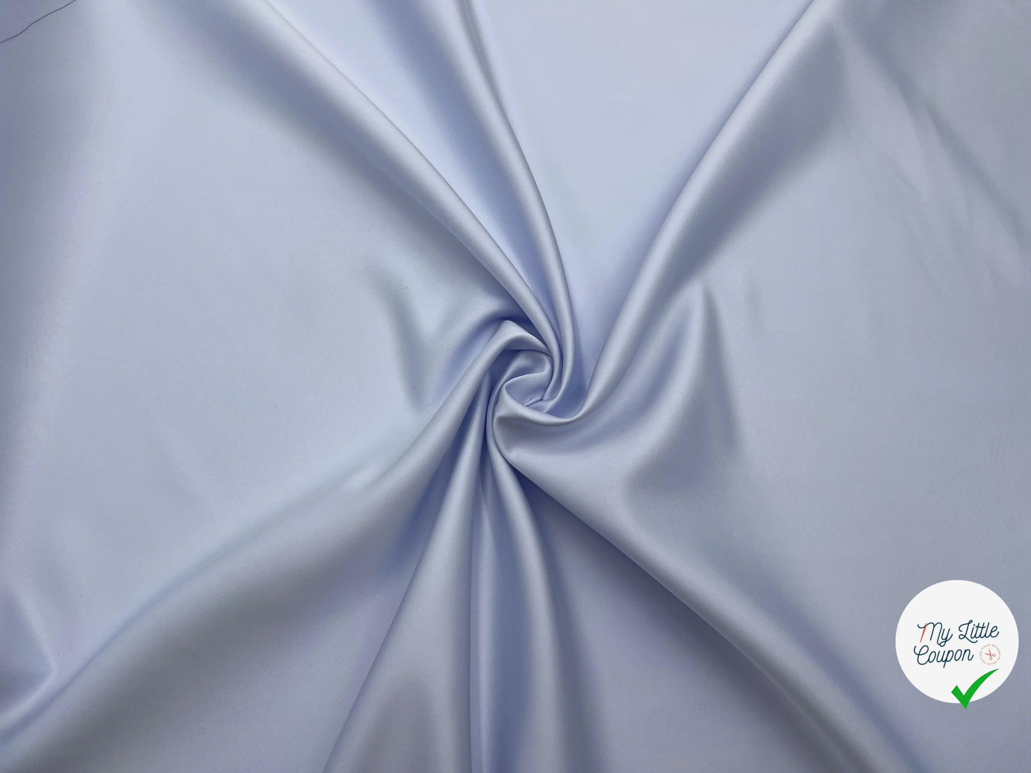 DOUBLE SATIN SKY - My Little Coupon - tissu - coudre