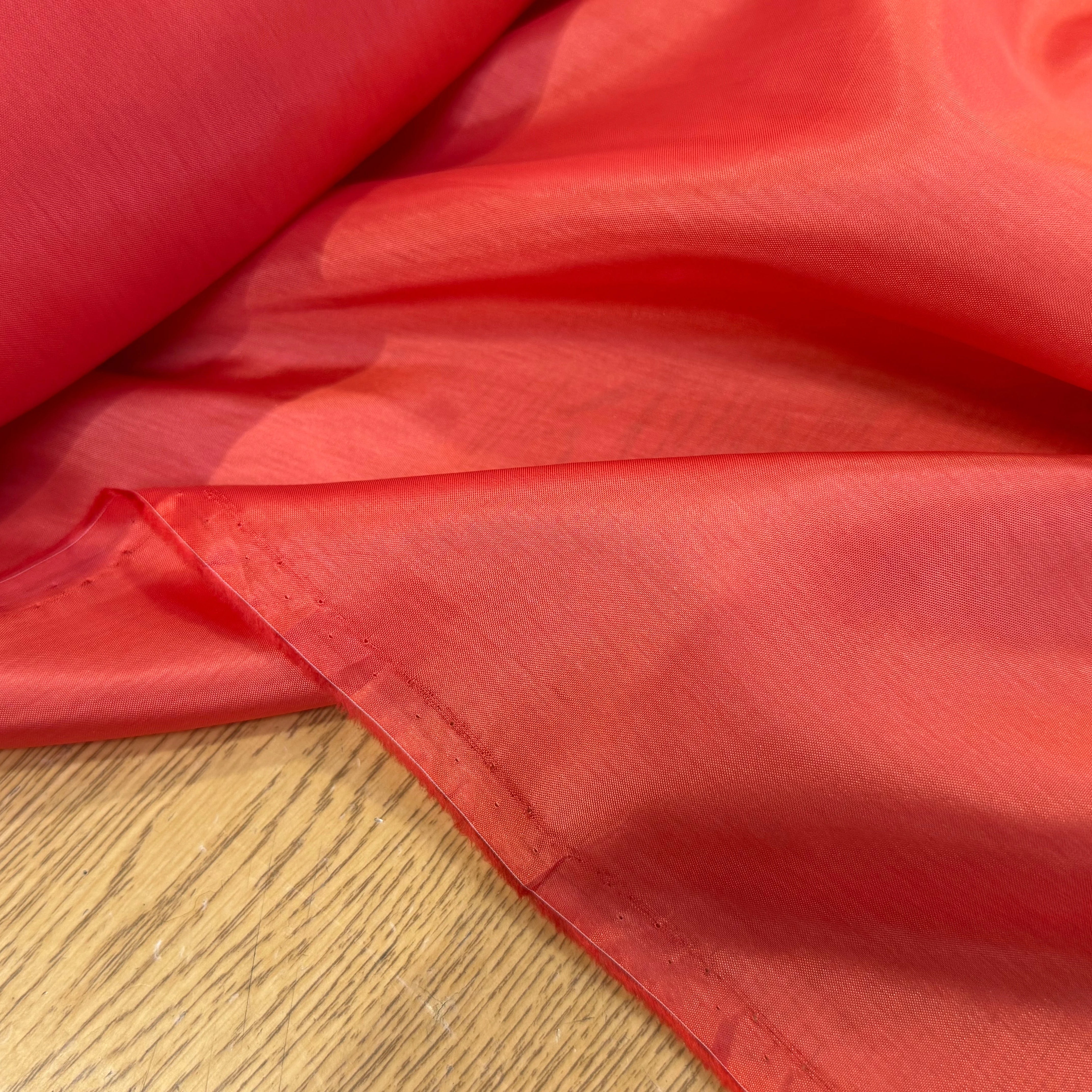 DOUBLURE 100% CUPRO ULTRA FINE ORANGE GRENADINE LISSE - My Little Coupon