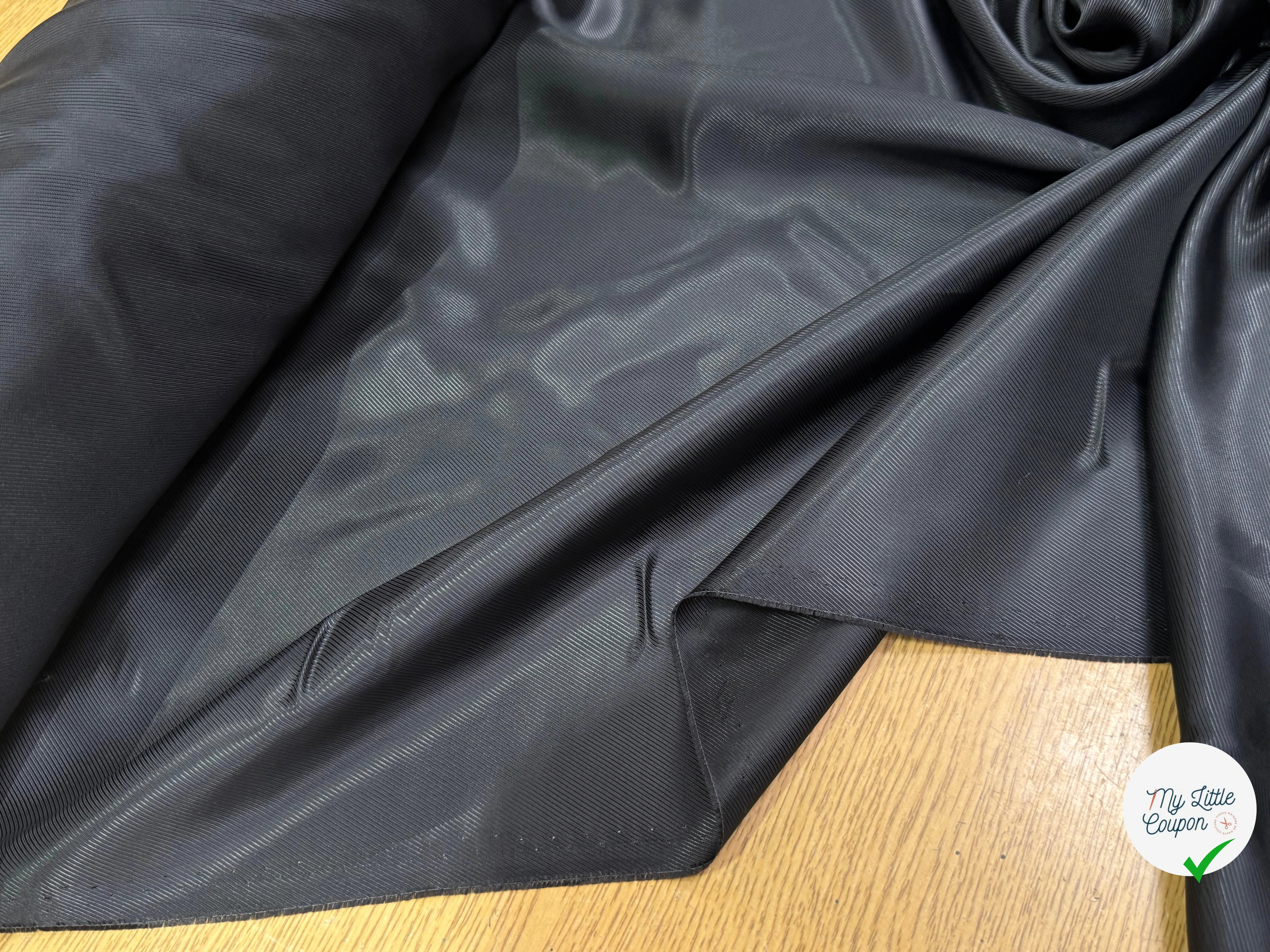 DOUBLURE 100% VISCOSE BLACK COFFEE - My Little Coupon