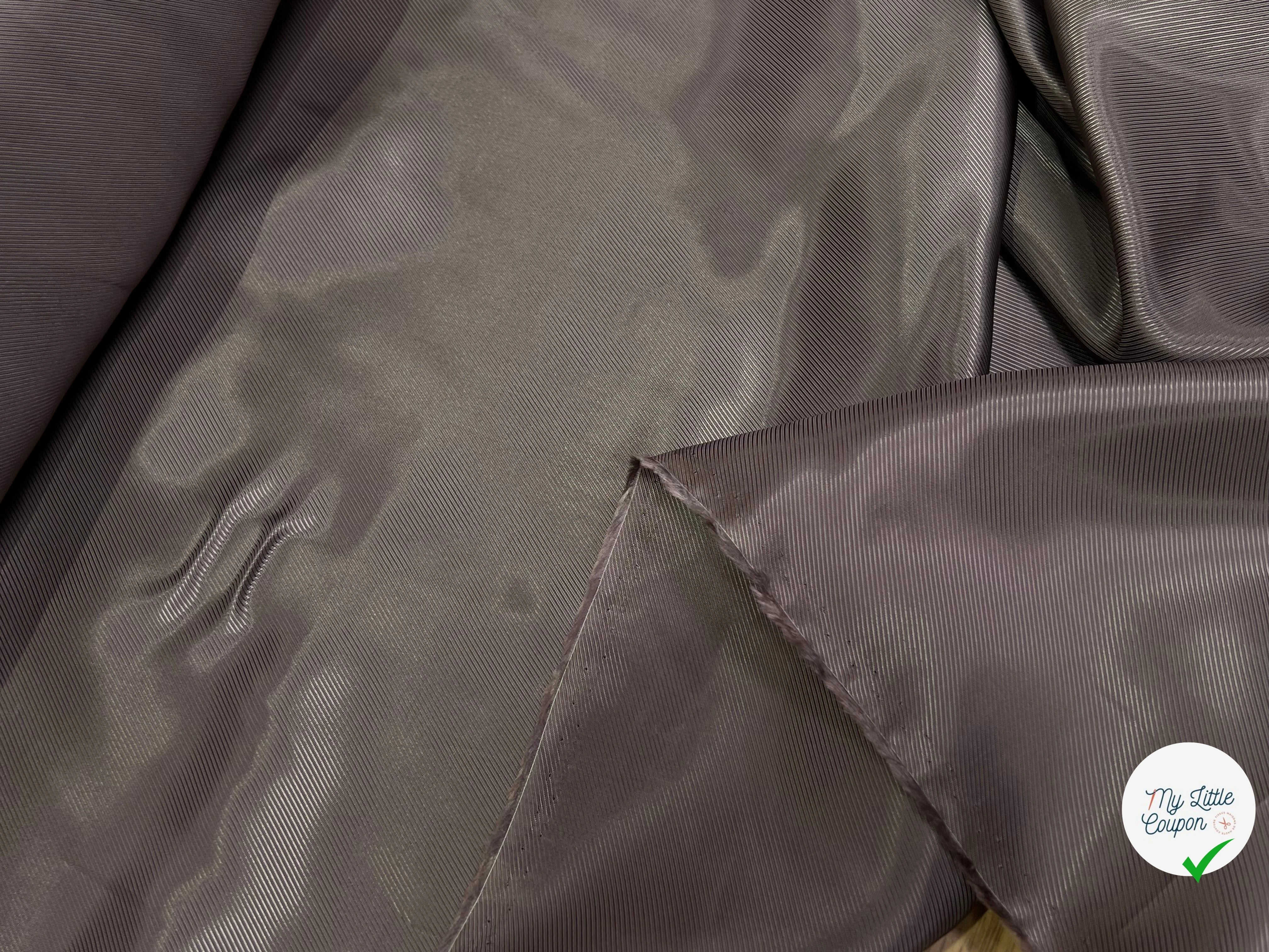 DOUBLURE 100% VISCOSE DRILL MARRON GLACÉ - My Little Coupon