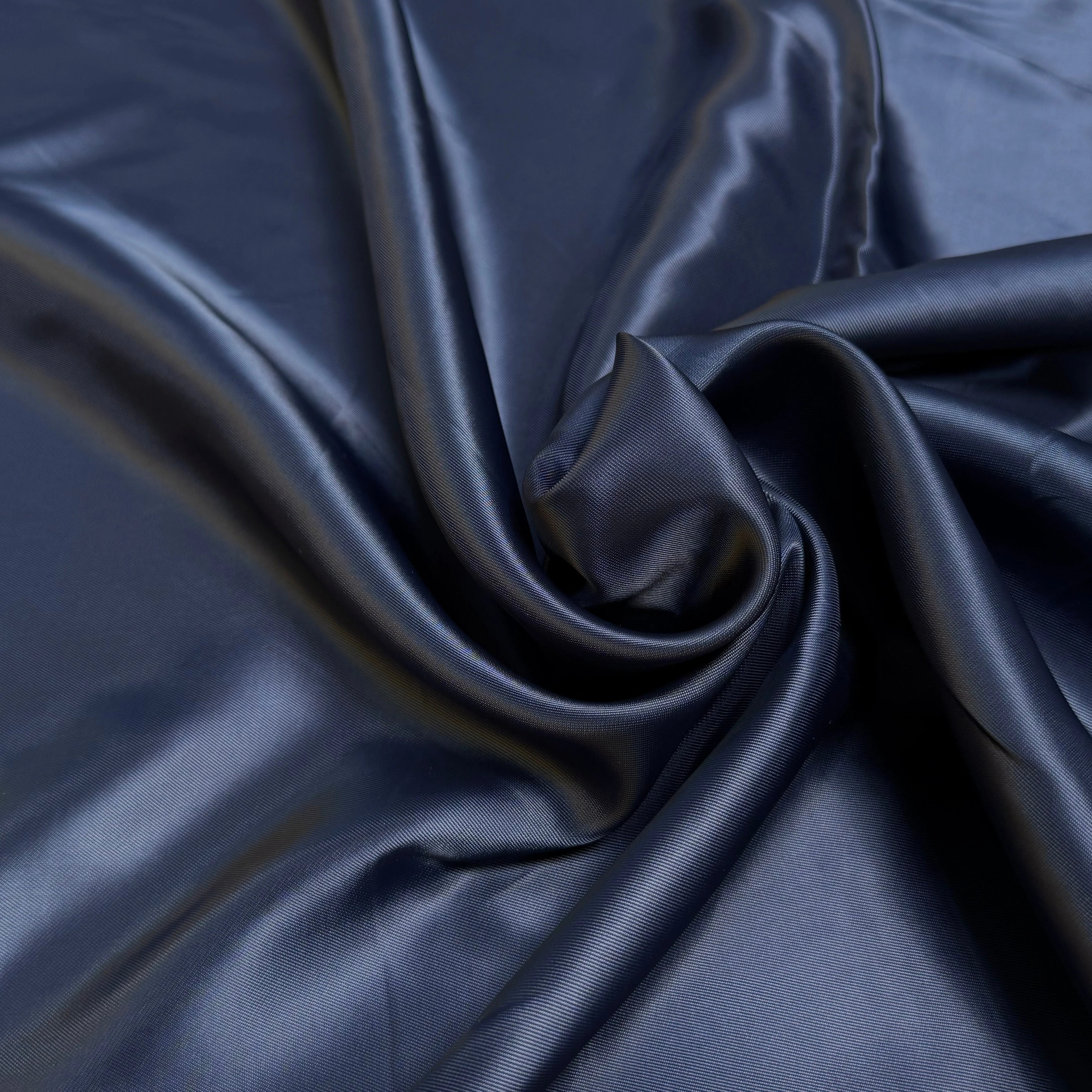DOUBLURE 100% VISCOSE LÉGÈREMENT SATINÉE INDIGO - My Little Coupon