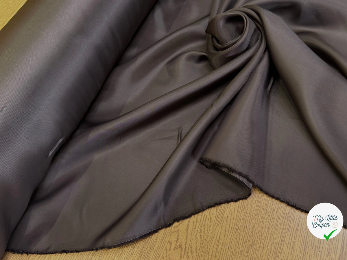 DOUBLURE 100% VISCOSE MARRON GLACÉ - My Little Coupon