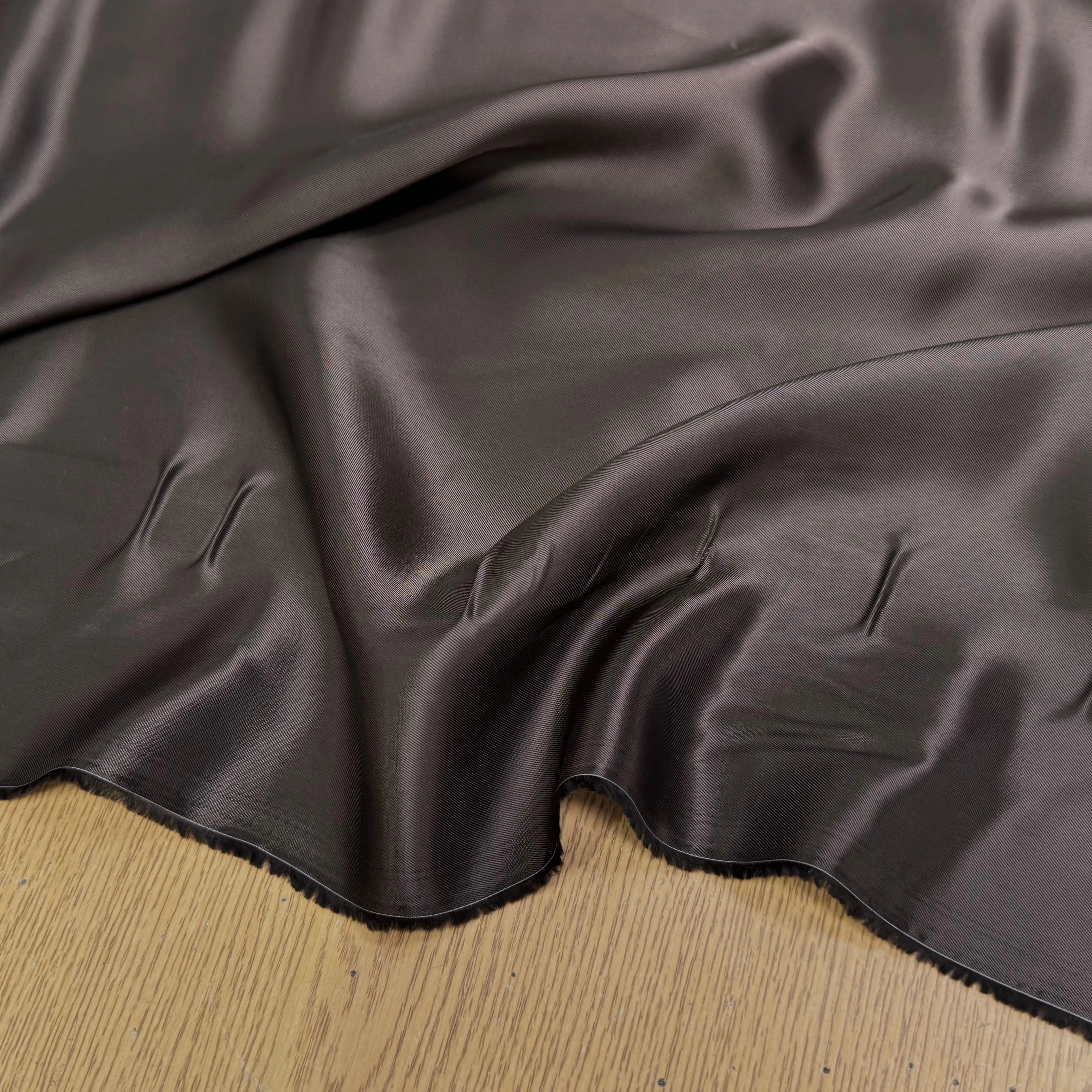 DOUBLURE 100% VISCOSE MARRON MATIÈRE NATURELLE - My Little Coupon
