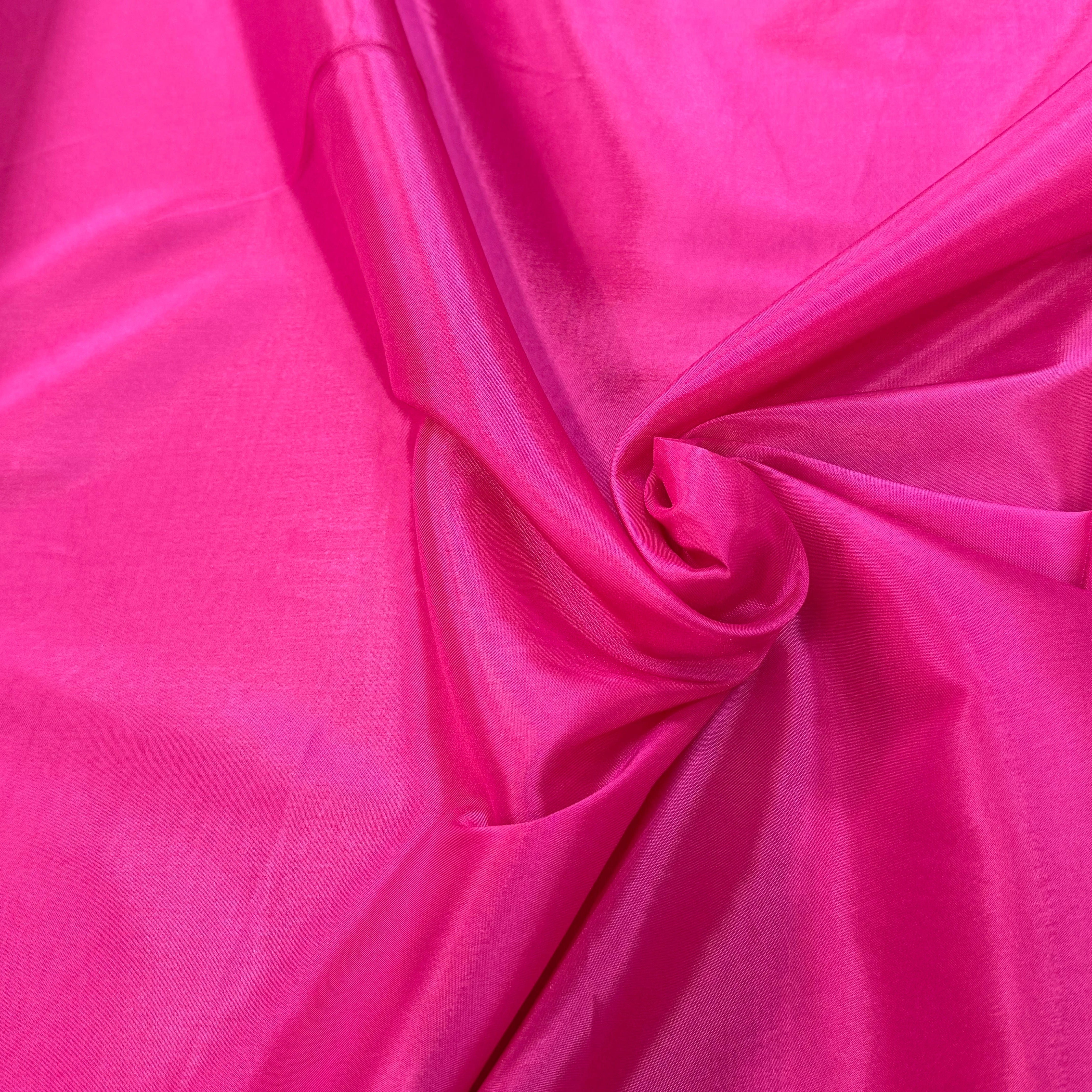 DOUBLURE 62% ACETATE SATINÉE STRETCH FUSCHIA - My Little Coupon