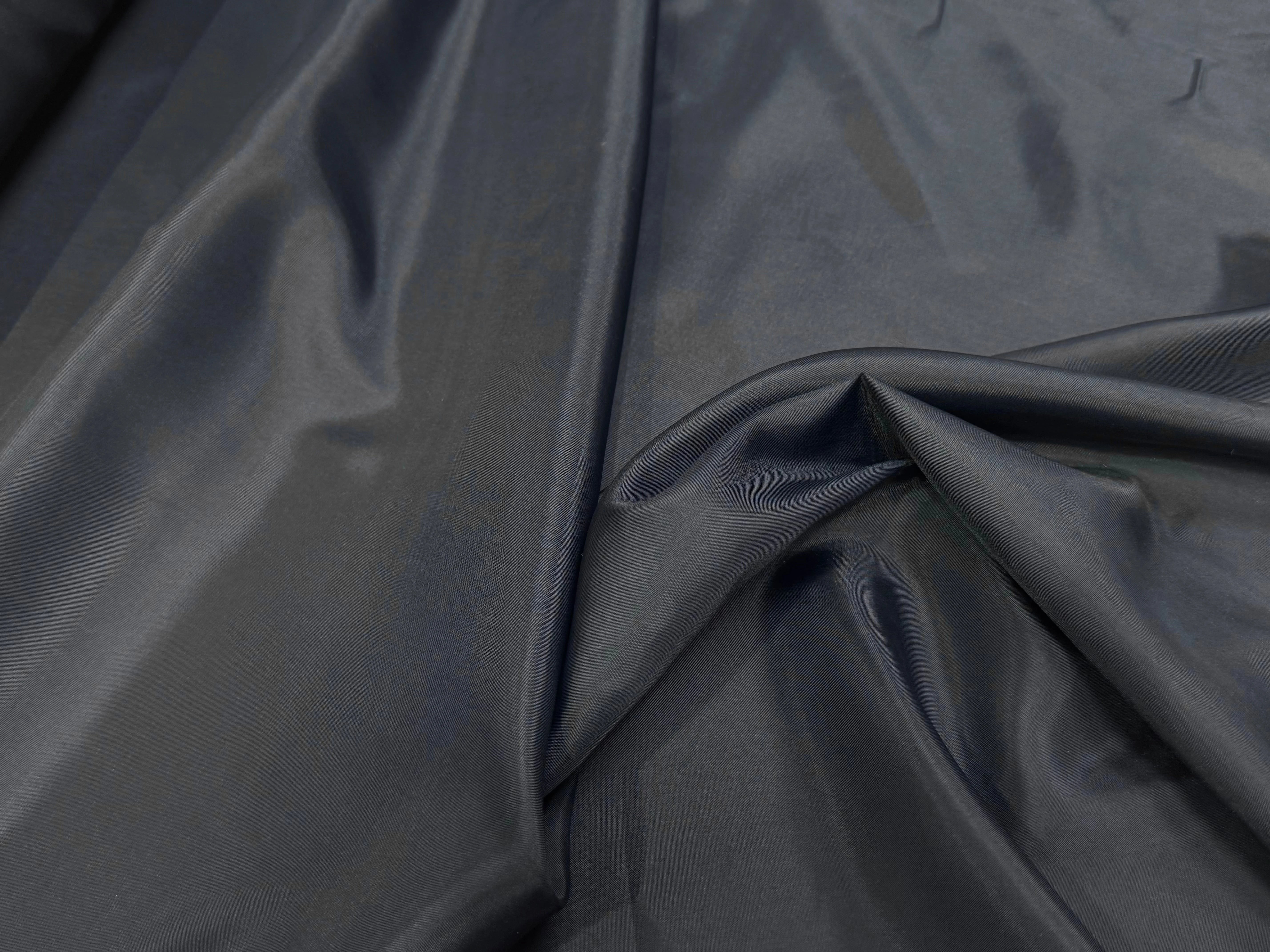 DOUBLURE 67% ACETATE NOIR ANTHRACITE SATINÉE - My Little Coupon