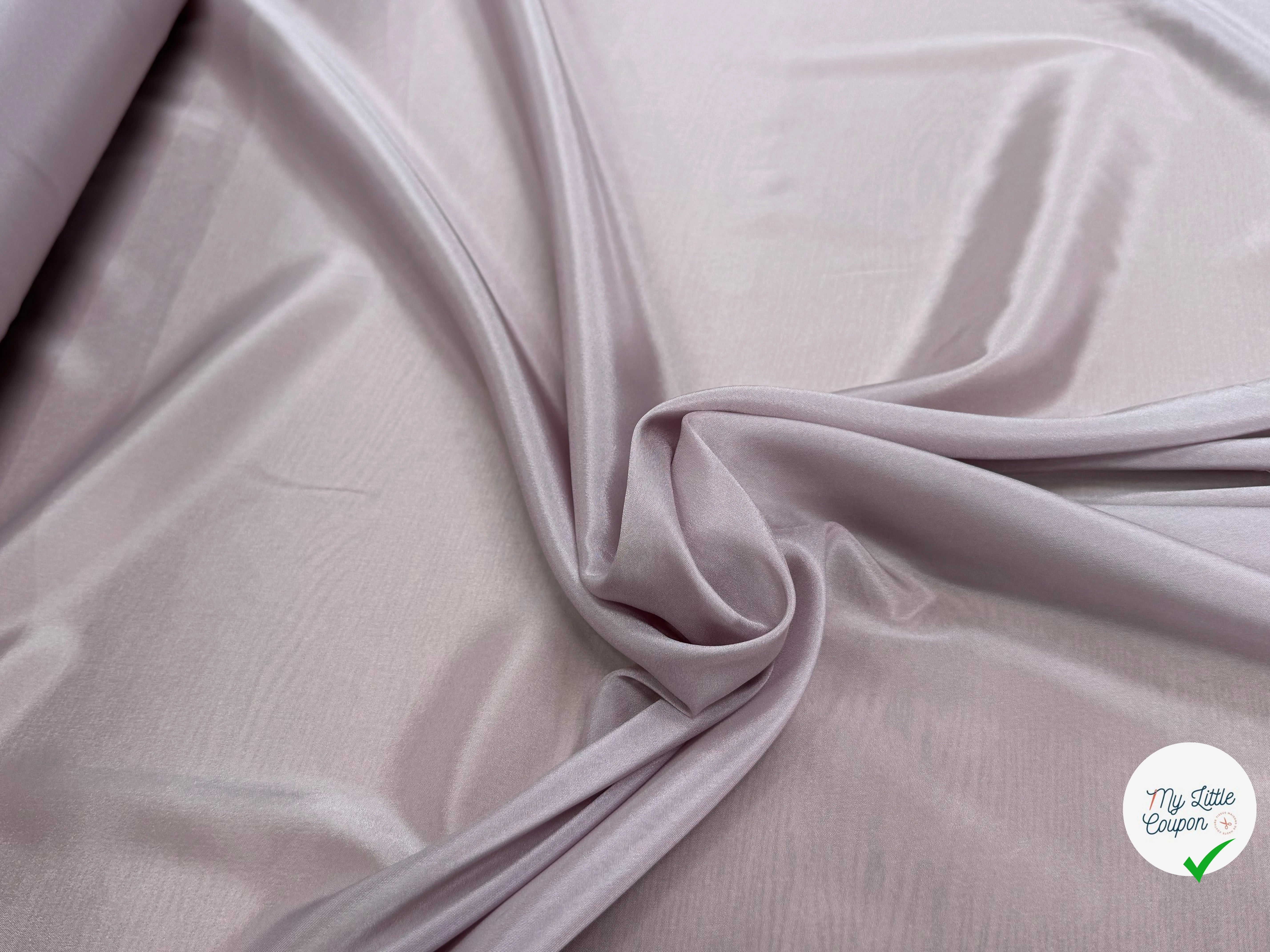 DOUBLURE 68% ACETATE STRETCH LÉGÈREMENT SATINÉ POLUERE - My Little Coupon