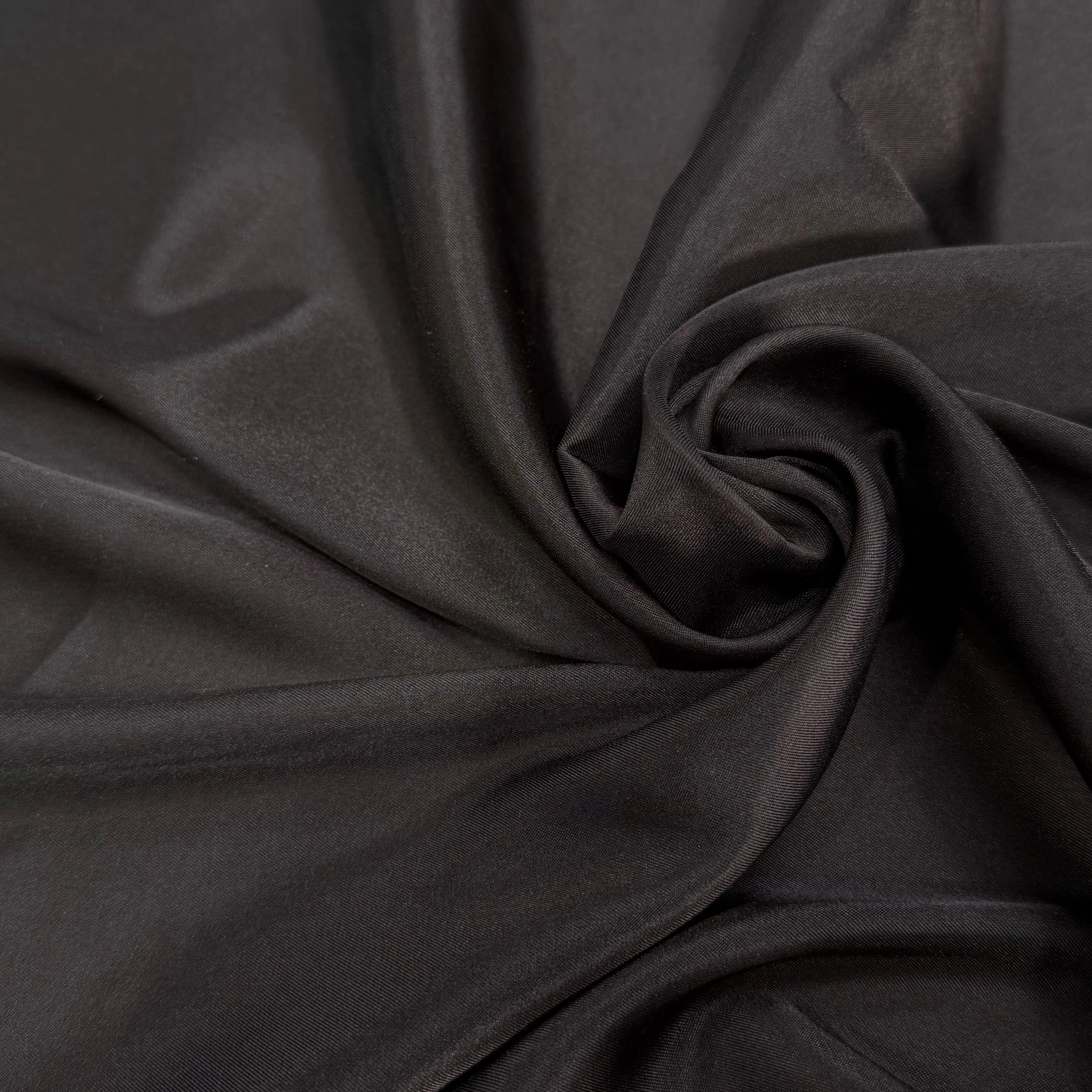 DOUBLURE ACÉTATE 68% ACÉTATE STRETCH MARRON PRESQUE NOIR - My Little Coupon