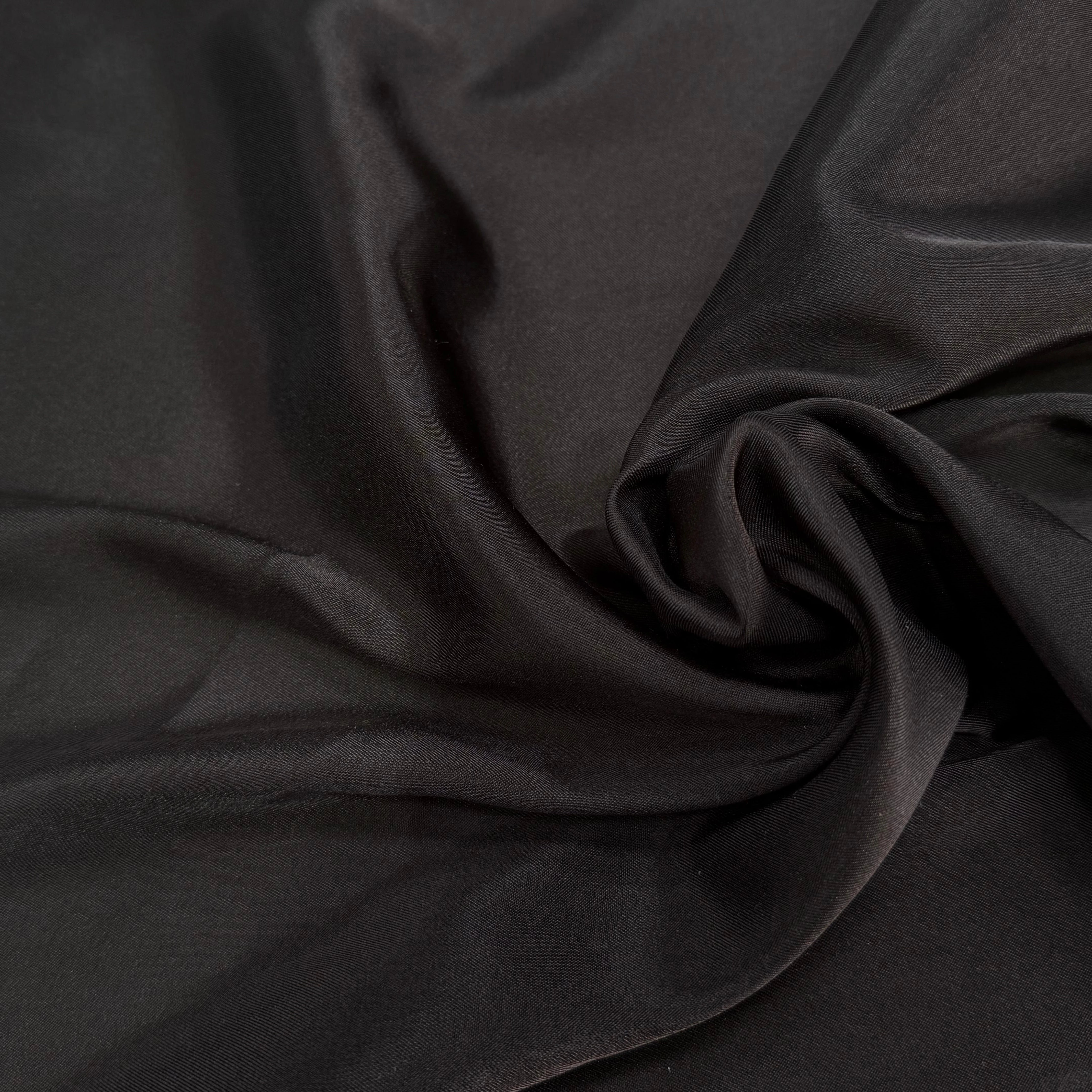 DOUBLURE ACÉTATE 68% ACÉTATE STRETCH MARRON PRESQUE NOIR - My Little Coupon