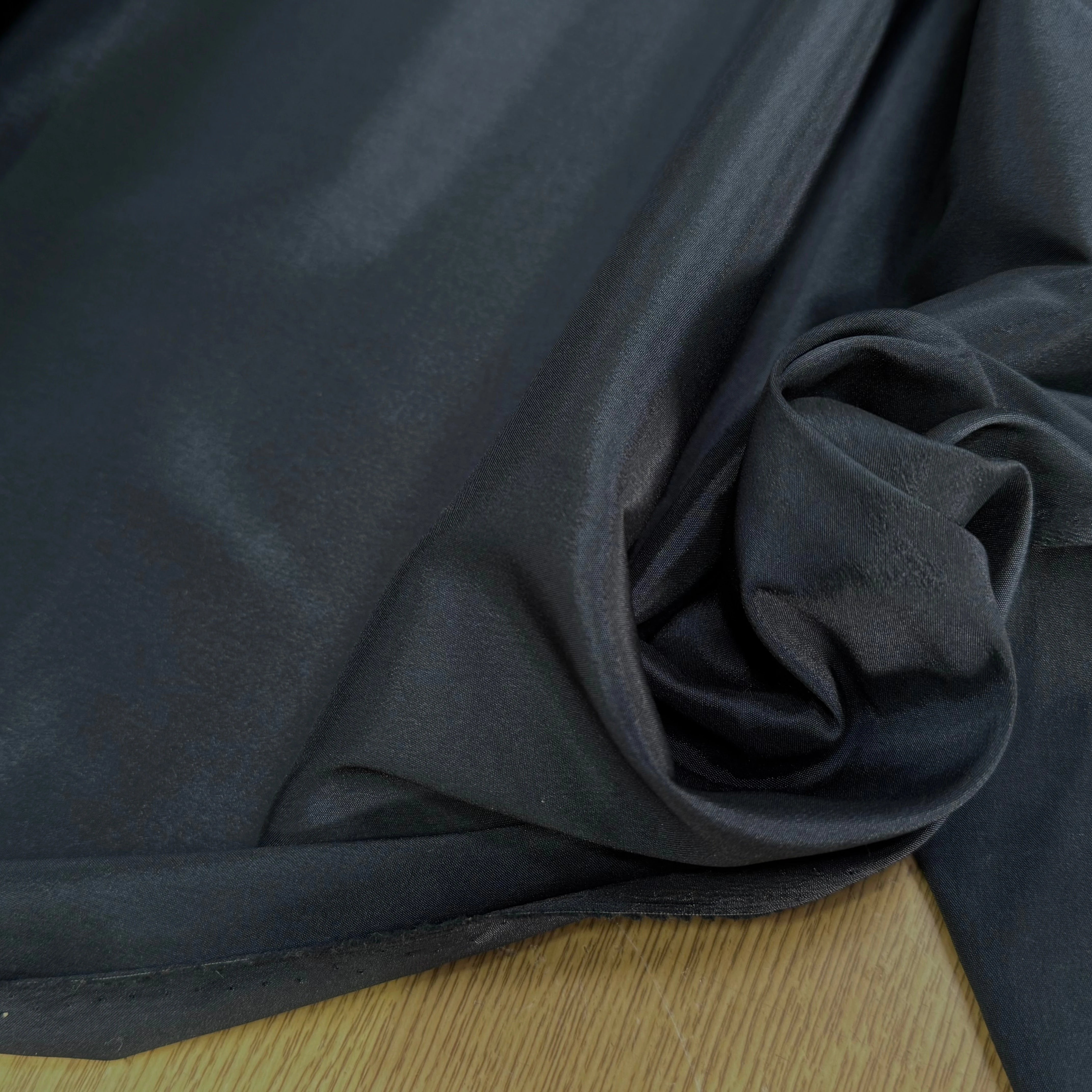 DOUBLURE ACÉTATE 68% ACÉTATE STRETCH NOIR NAVY - My Little Coupon