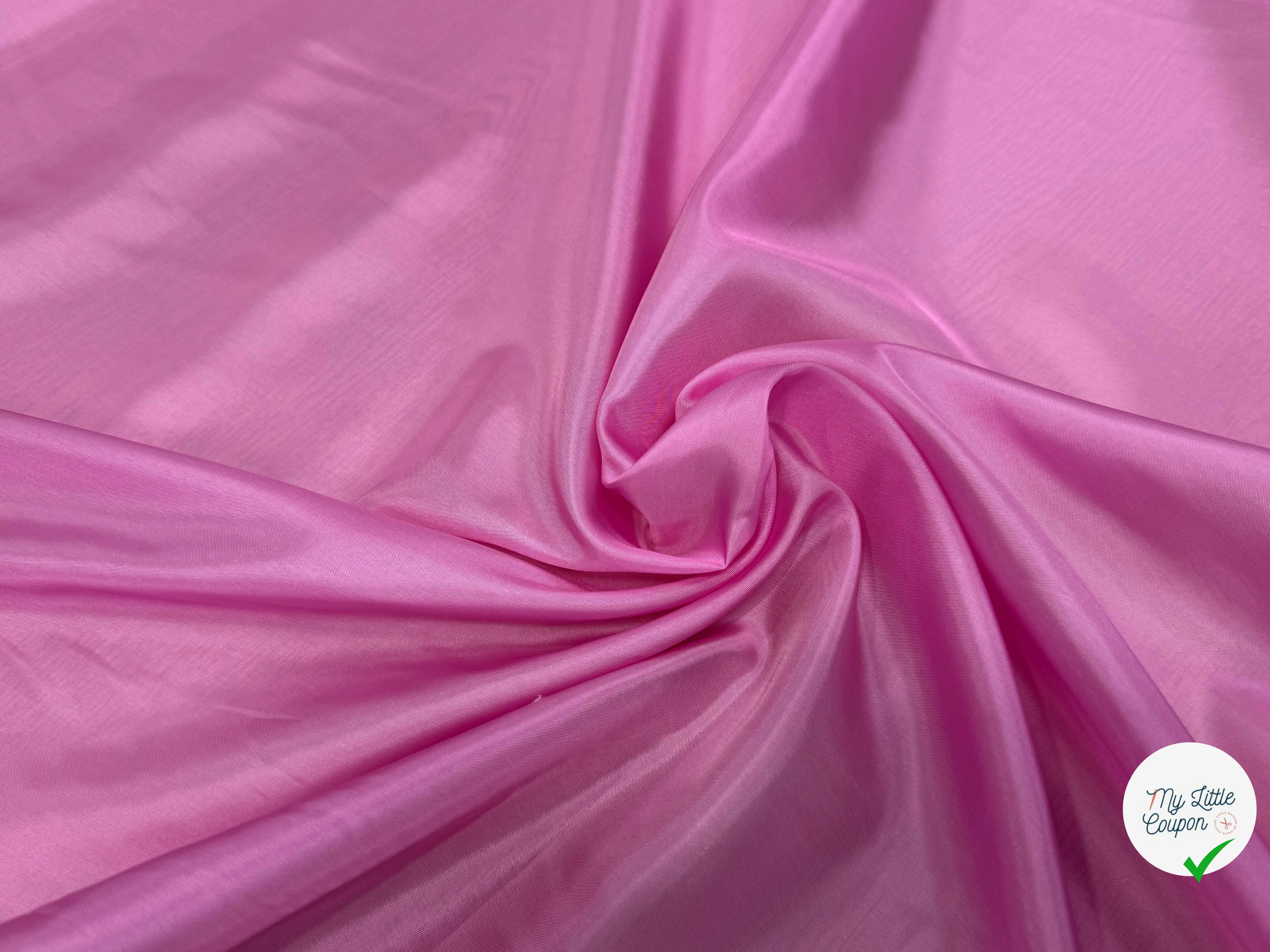 DOUBLURE ACÉTATE CUPRO FINE FROIDE BARBIE - My Little Coupon