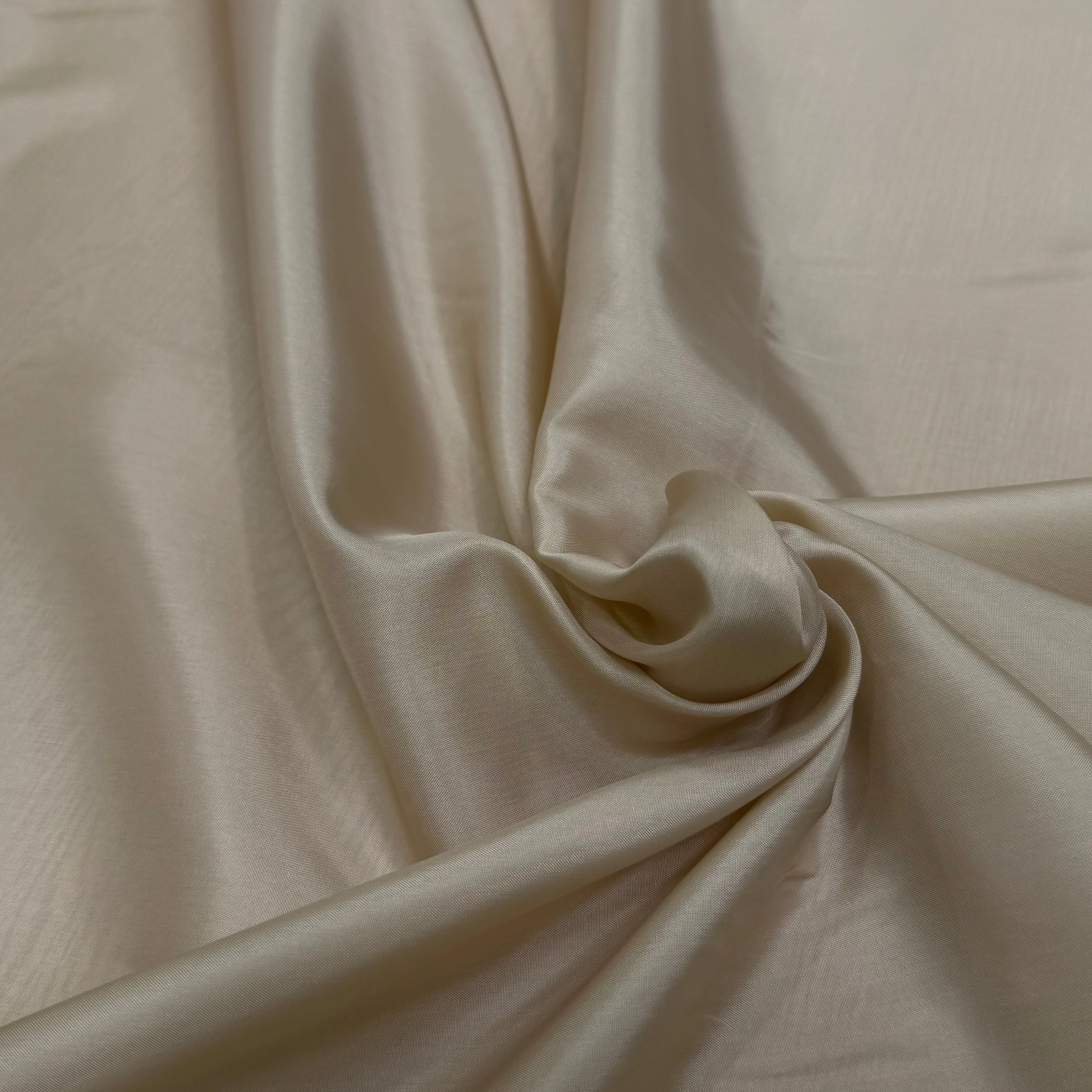 DOUBLURE ACETATE CUPRO FINE LÉGÈREMENT SATINÉE BEIGE FONCÉ - My Little Coupon