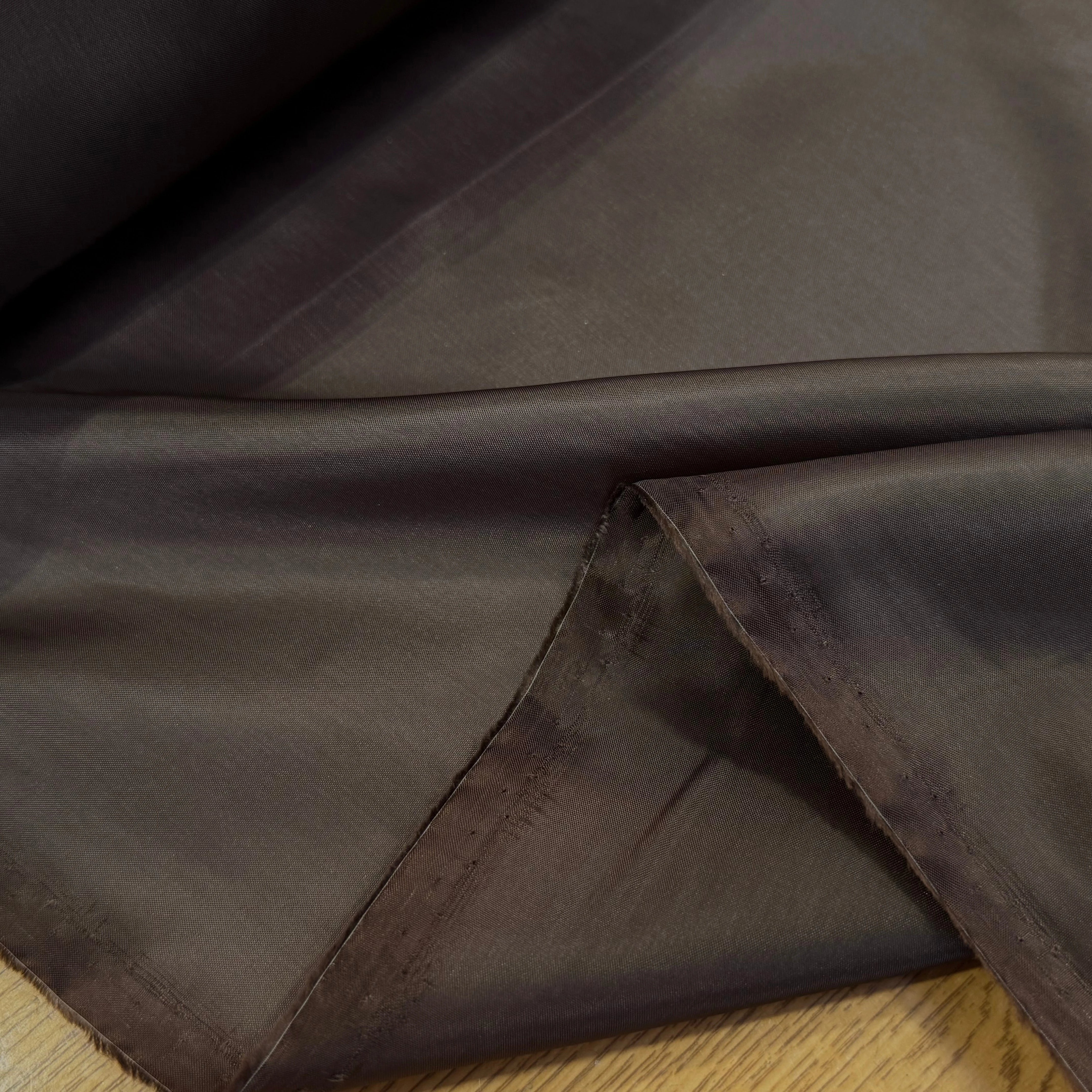 DOUBLURE ACETATE CUPRO LISSE MARRON 38% CUPRO - My Little Coupon