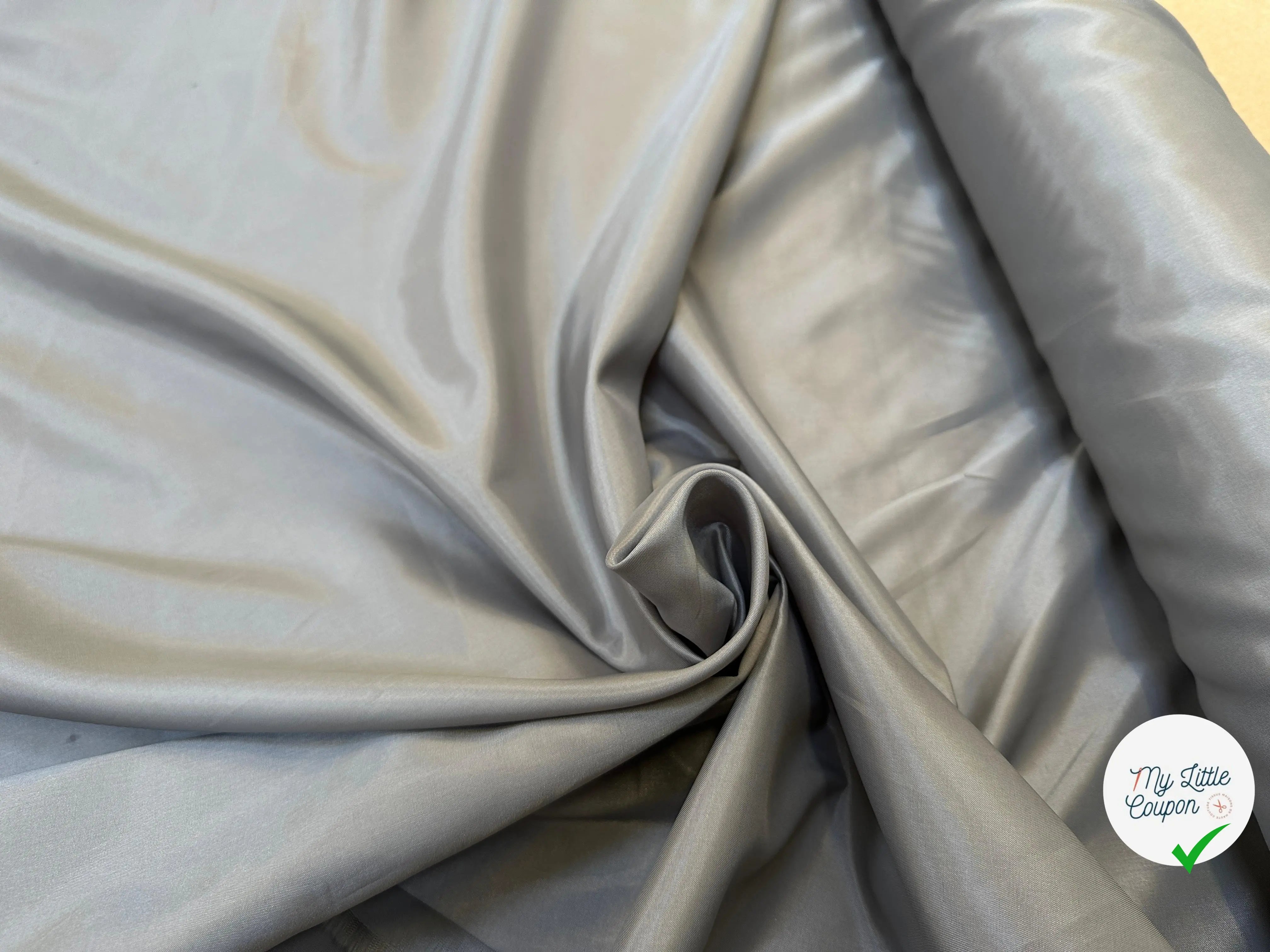 DOUBLURE ACÉTATE GRIS CARBONE - My Little Coupon
