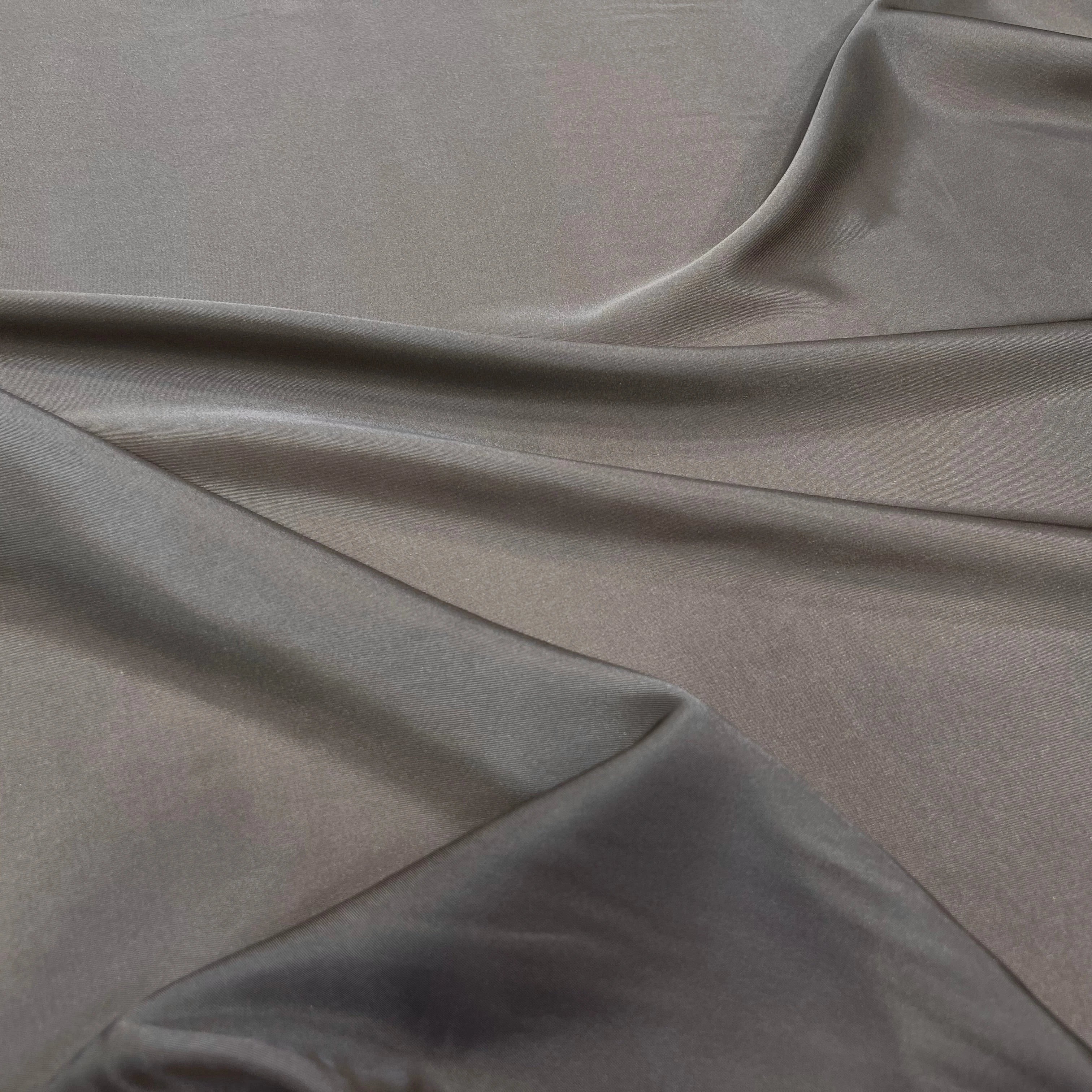 DOUBLURE ACÉTATE LEGEREMENT CRÉPÉE TAUPE - My Little Coupon