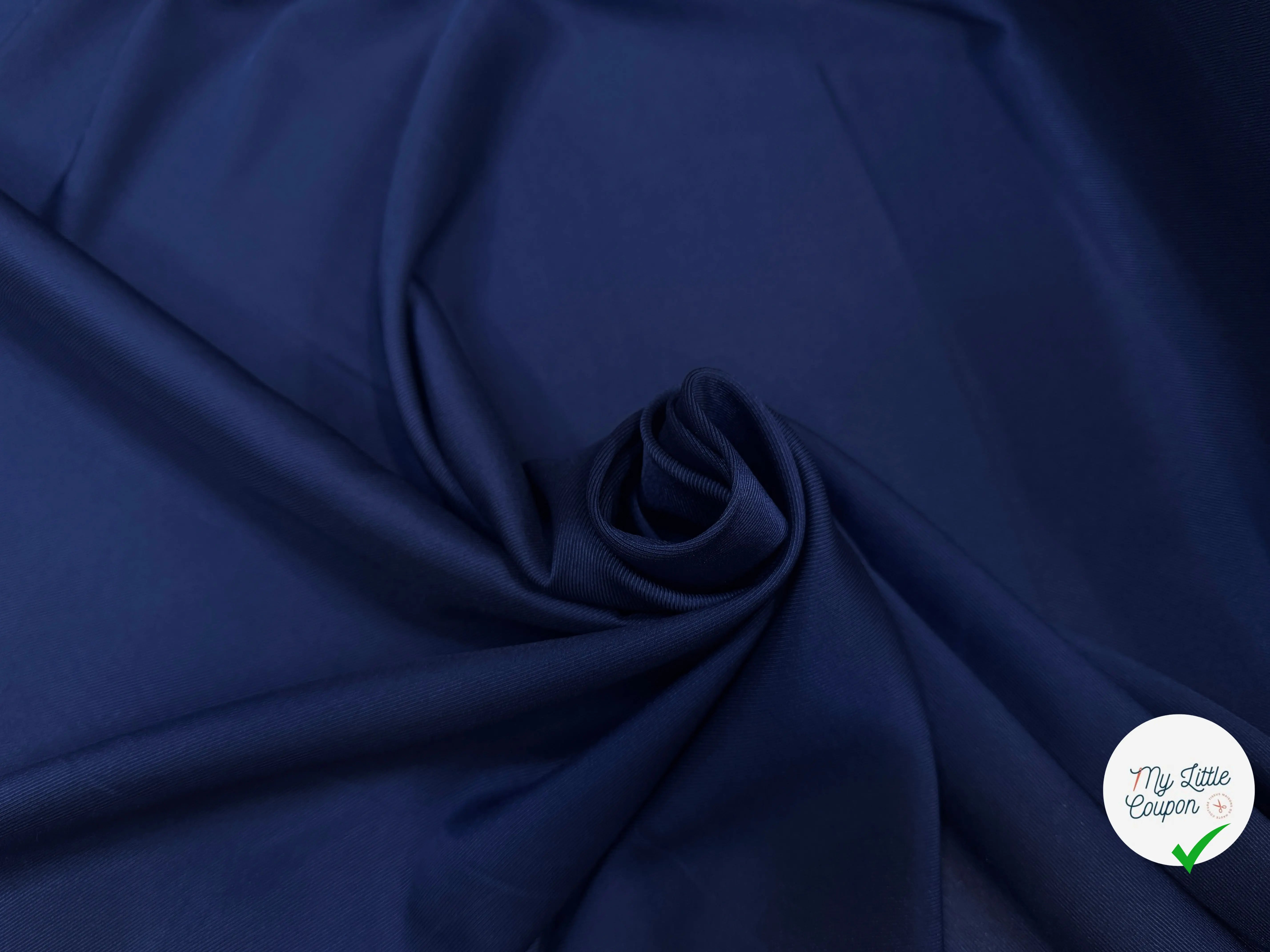 DOUBLURE ACÉTATE LIGHT NAVY - My Little Coupon